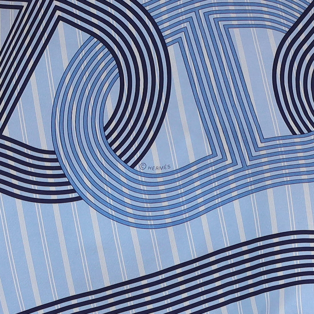 Hermès Circuit 24 Faubourg Silk Scarf
