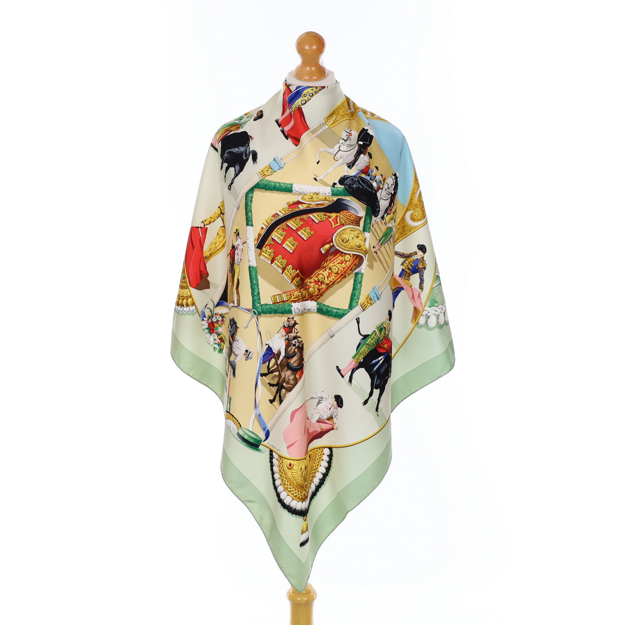 Hermès Plaza de Toros Silk Scarf