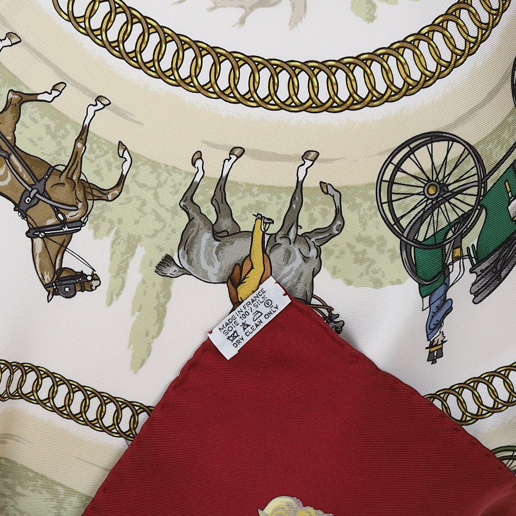 Hermès La Promenade De Longchamps Silk Scarf