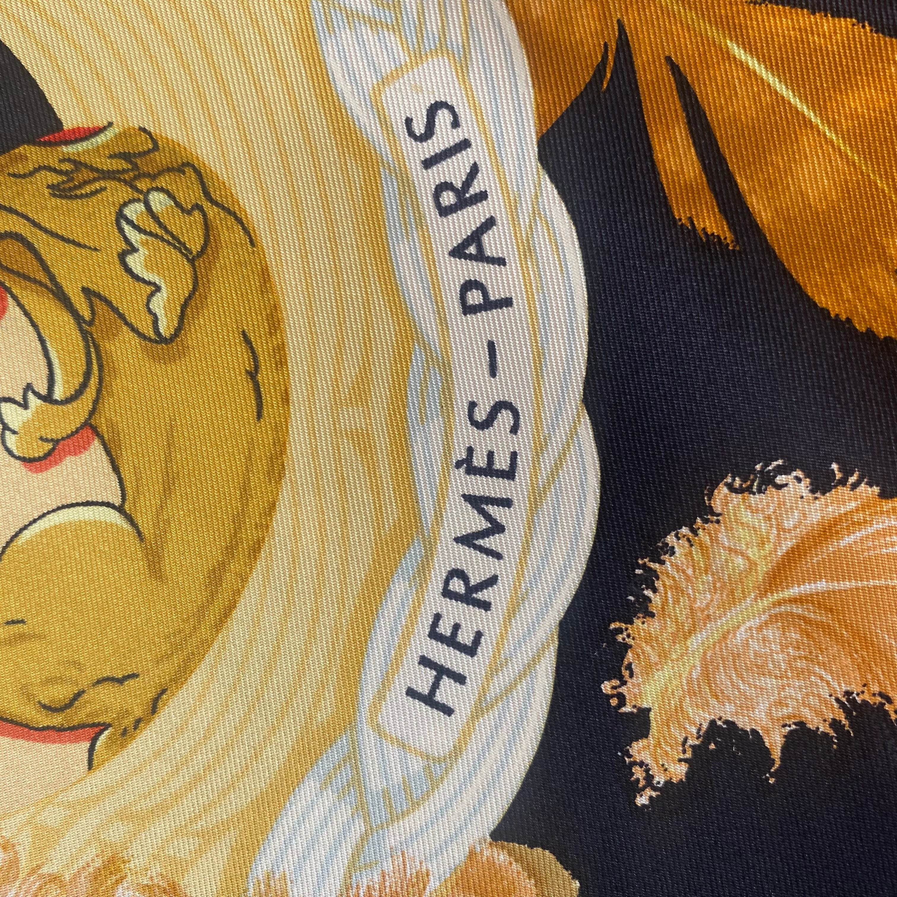 Brand New Boxed Hermès Couvée D’Hermès Silk Scarf Quite Rare
