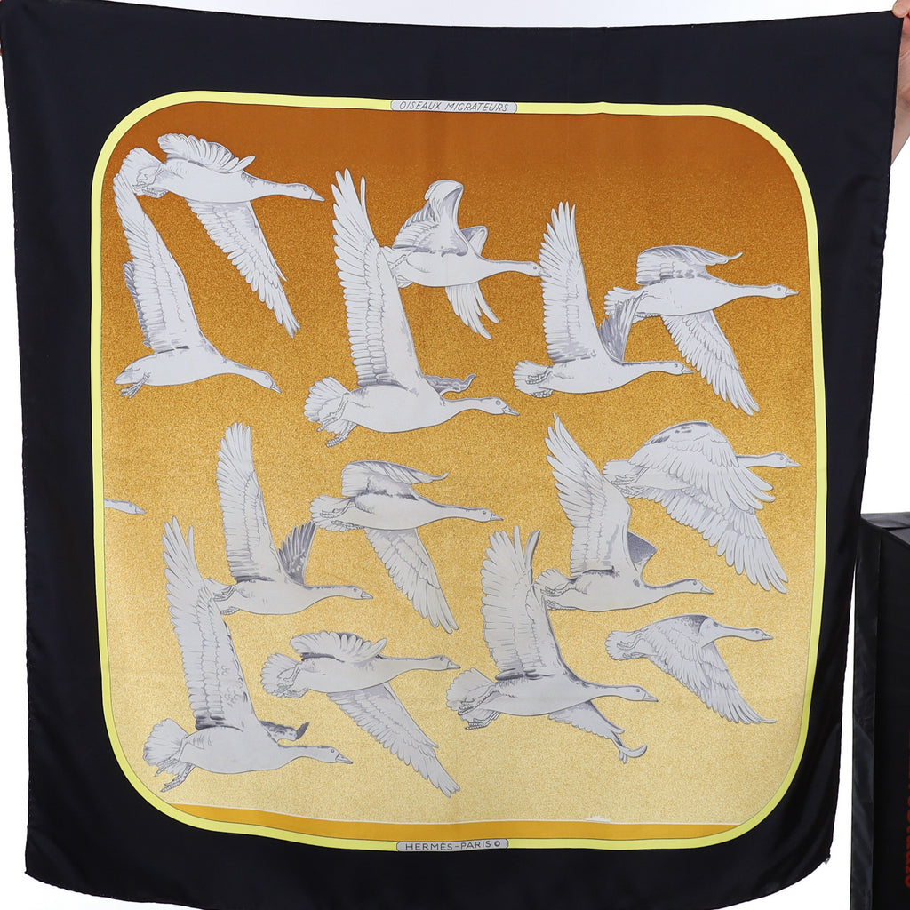 Hermès Oiseaux Migrateurs Silk Scarf