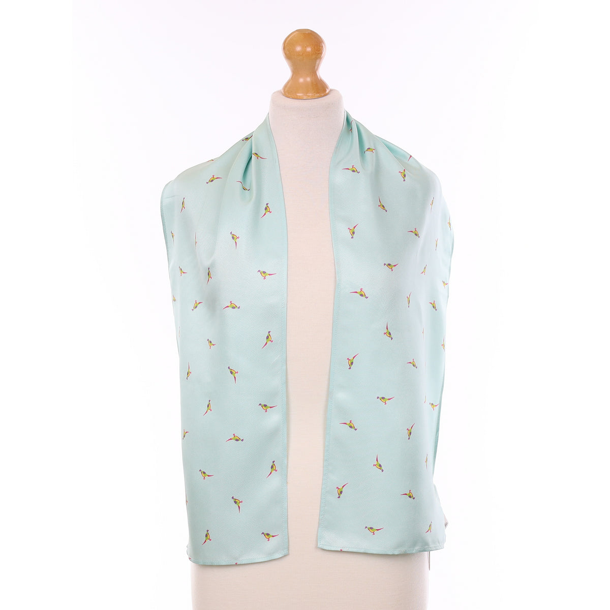 Joules Colourful Birds Silk Scarf