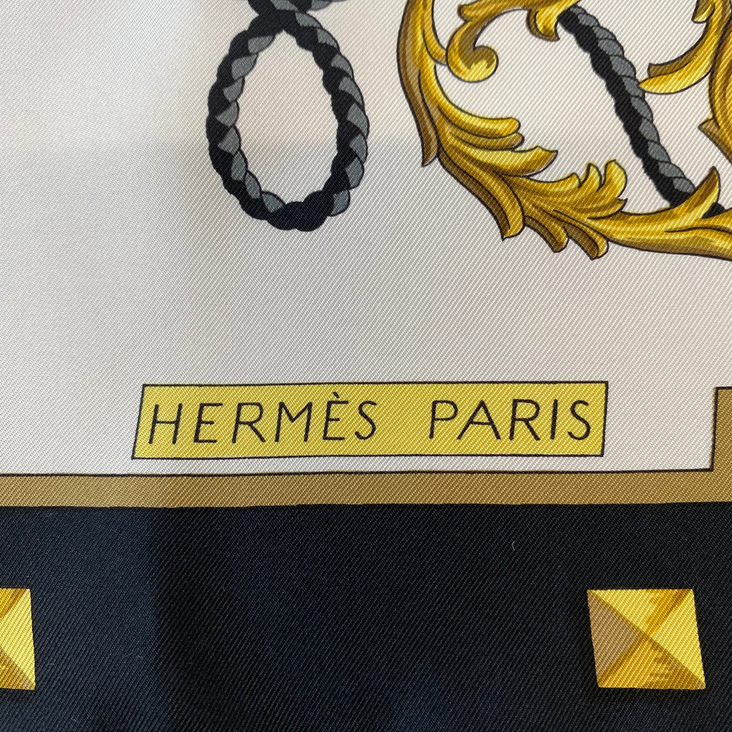 Hermès Les Clefs Silk Scarf