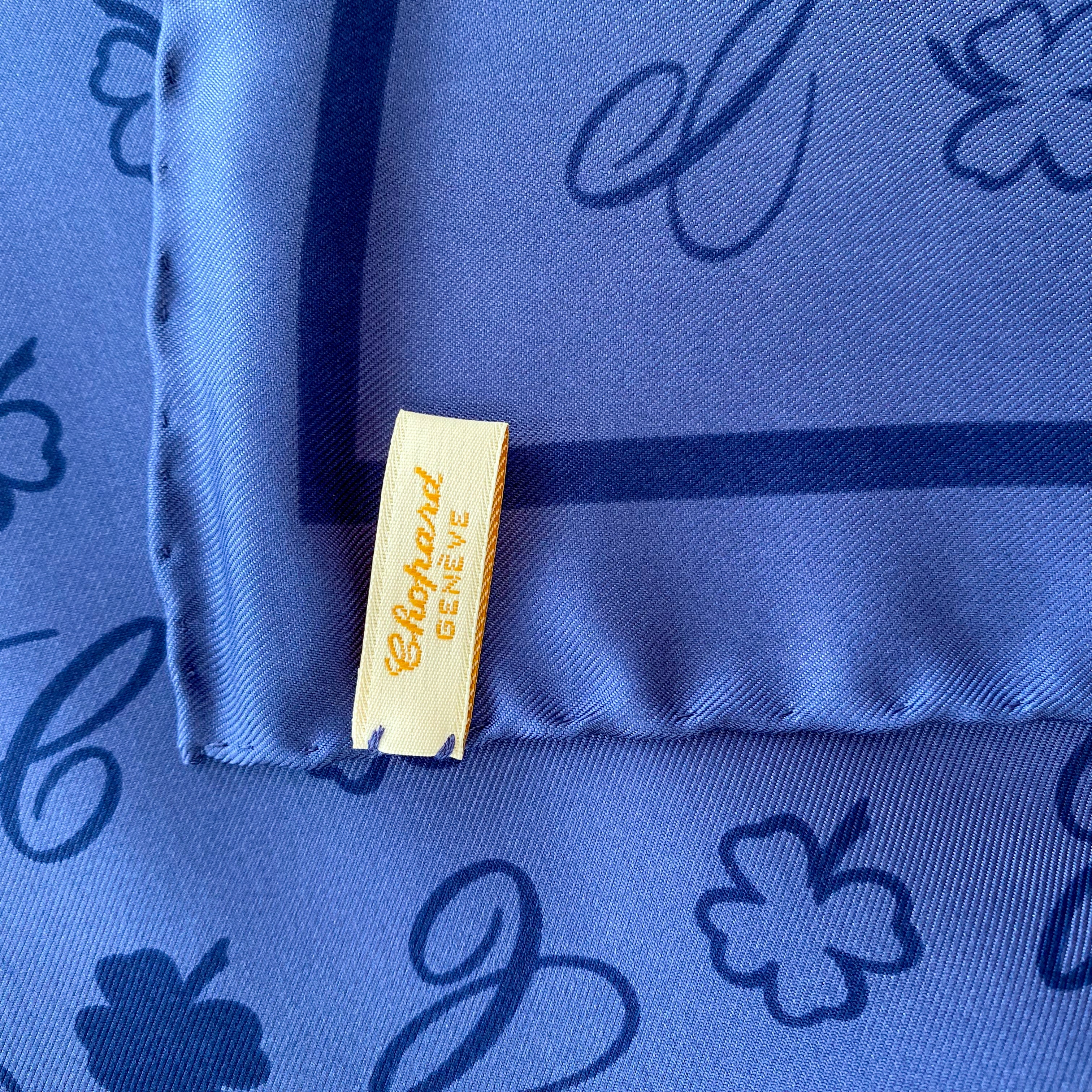 Brand New Boxed Chopard Silk Scarf