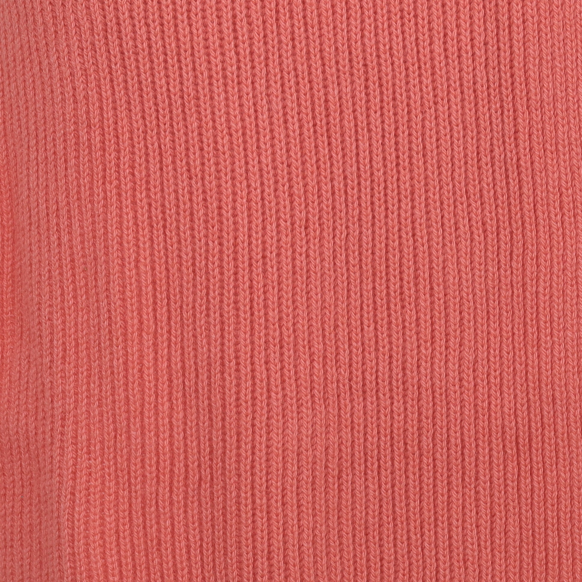 Brand New Scottish Strawberry Pink Rib Cashmere Scarf