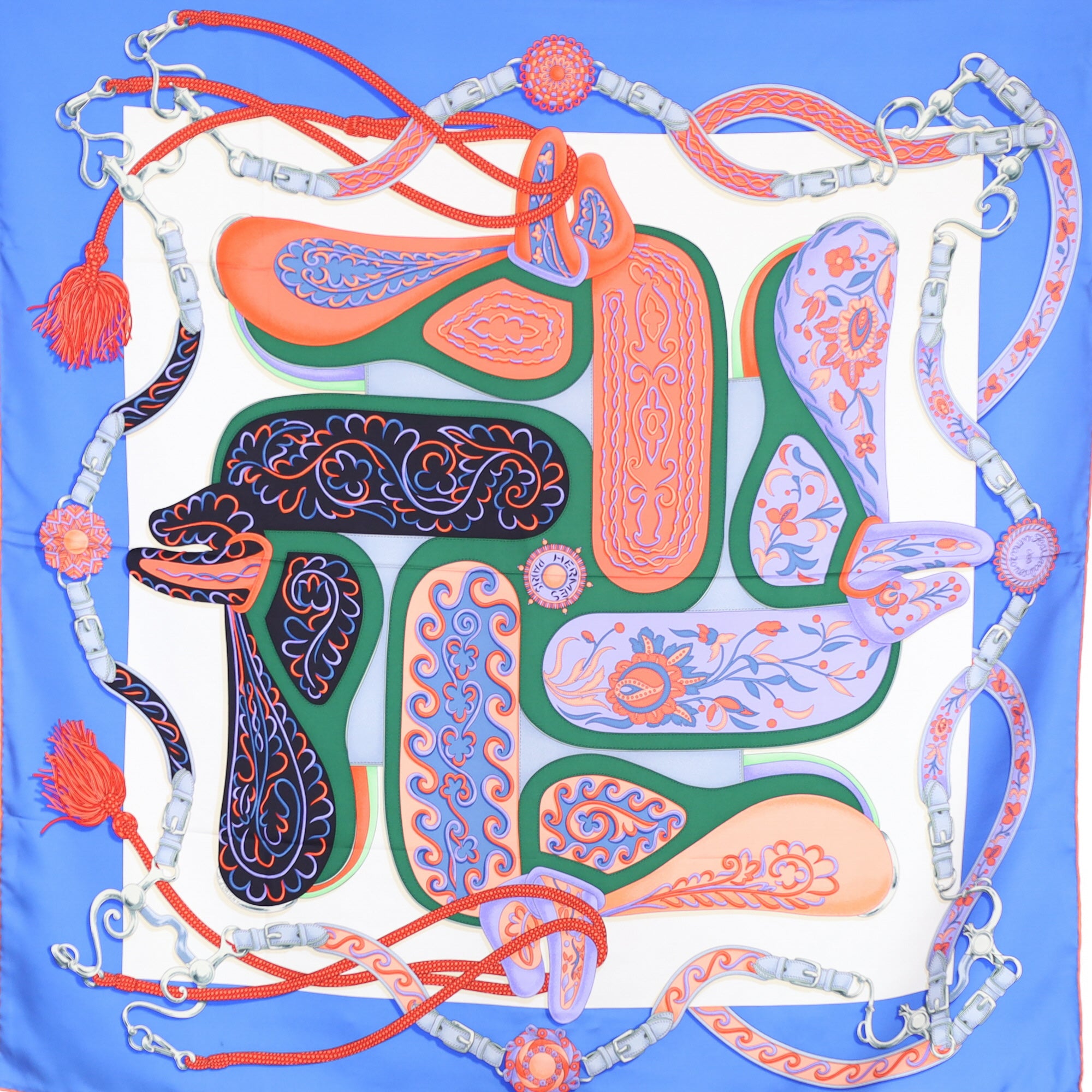 Hermès Festival des Amazones Silk Scarf