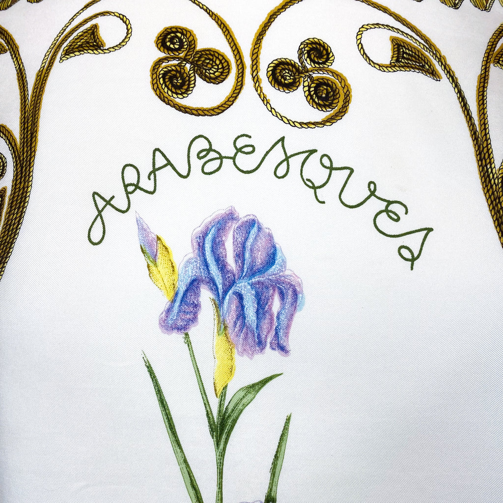 Rare Boxed Hermes Arabesque 1963 Designer Silk Scarf