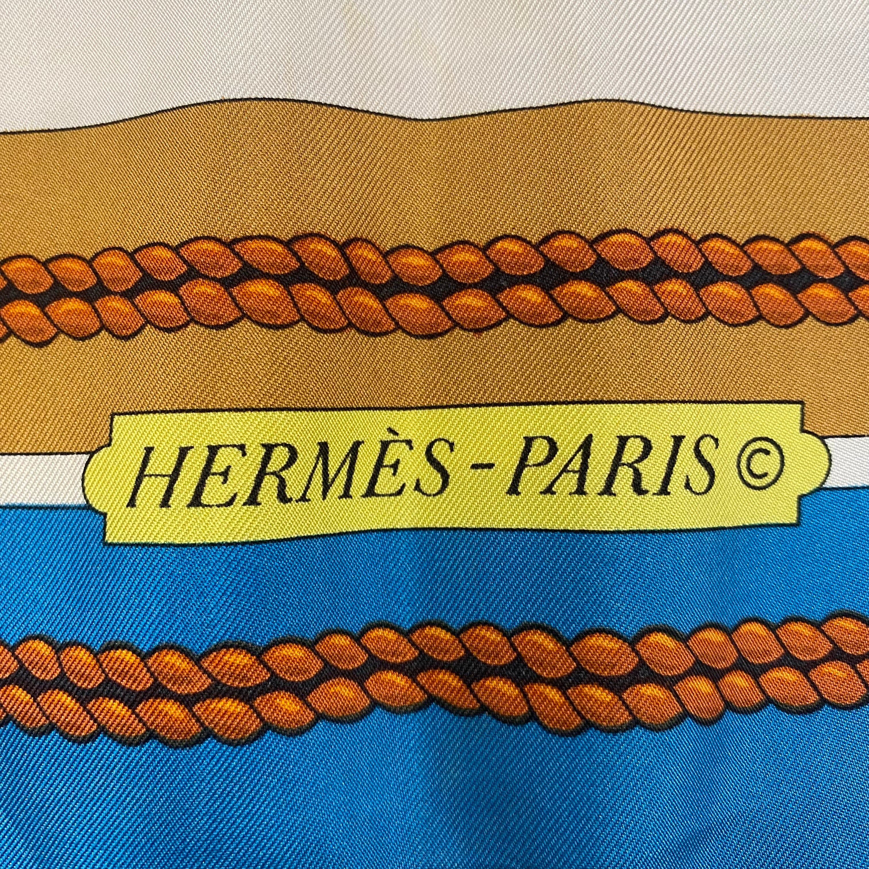 Hermès Chateaux D’arriere Silk Scarf