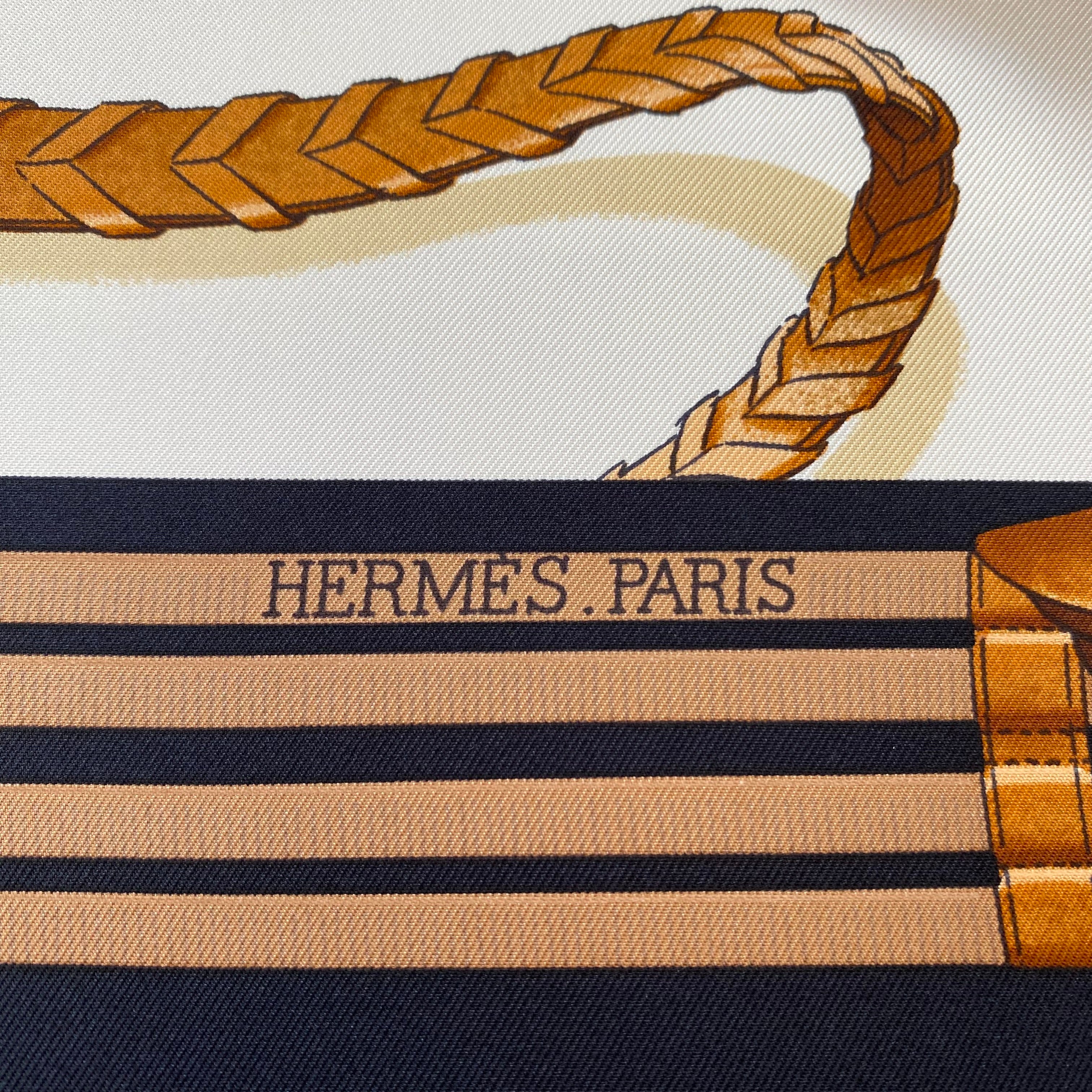 Pristine Hermès Jumping Silk Scarf