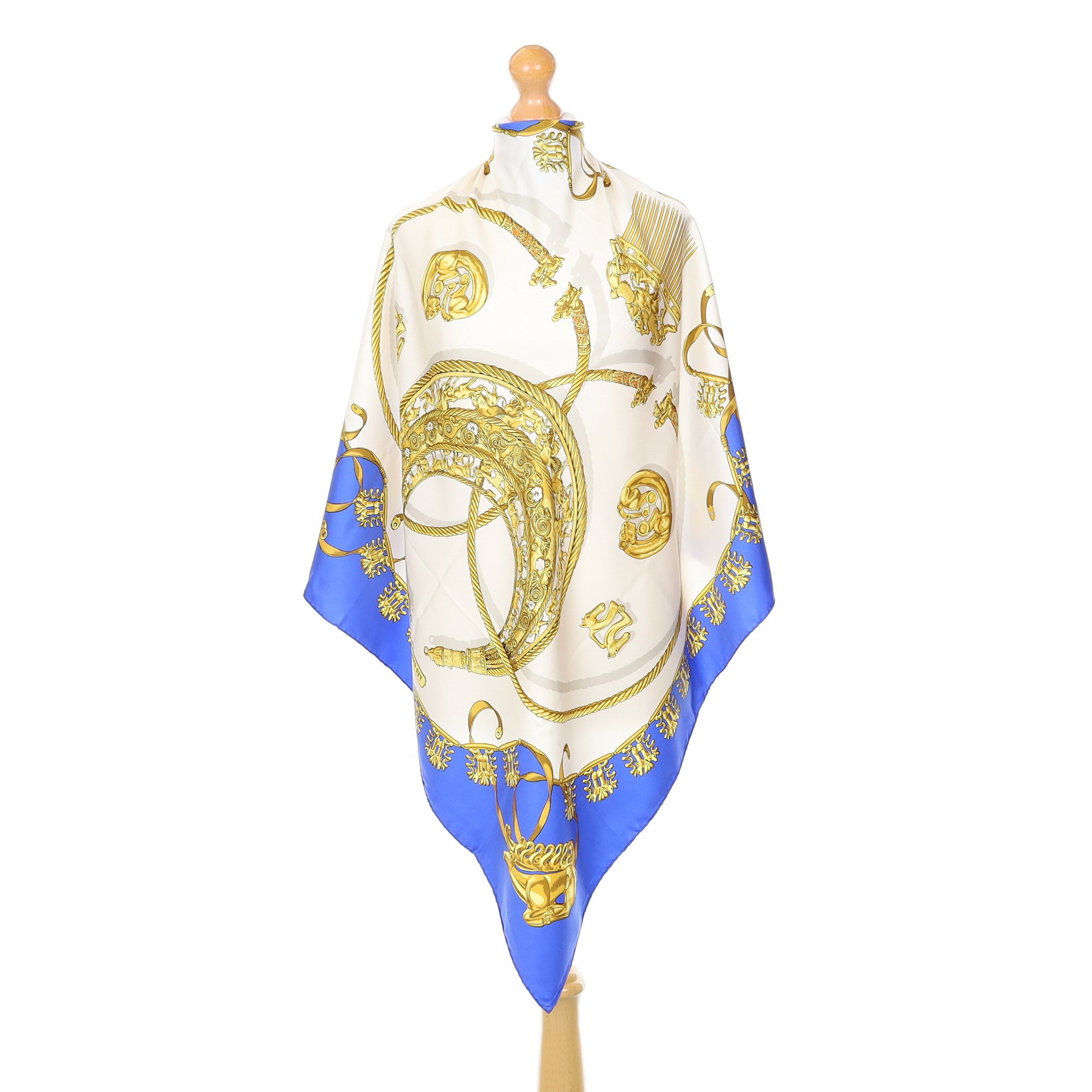 Hermès Les Cavaliers D’or Silk Scarf