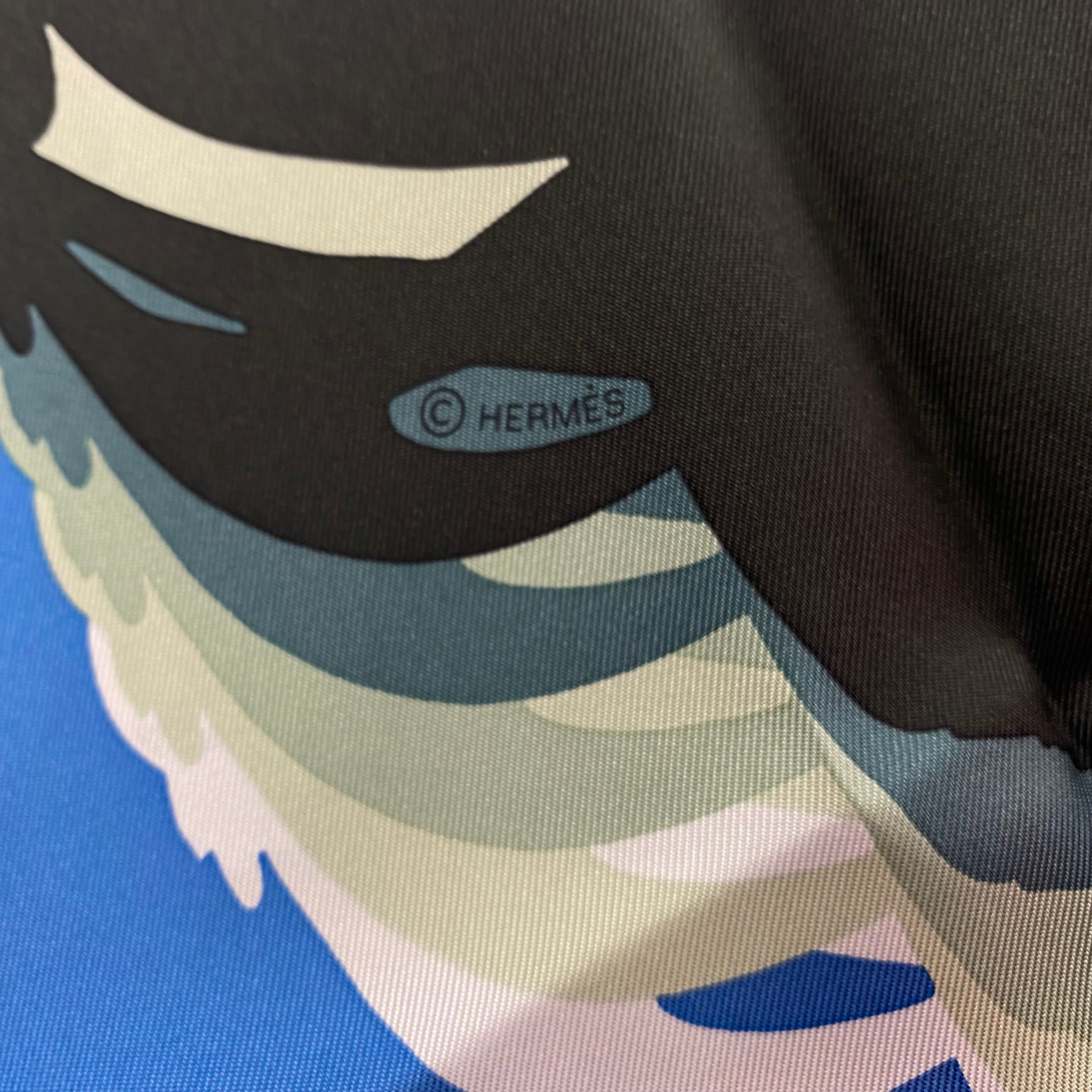 Brand New Boxed Hermès Brides de Gala Shadow Silk Scarf
