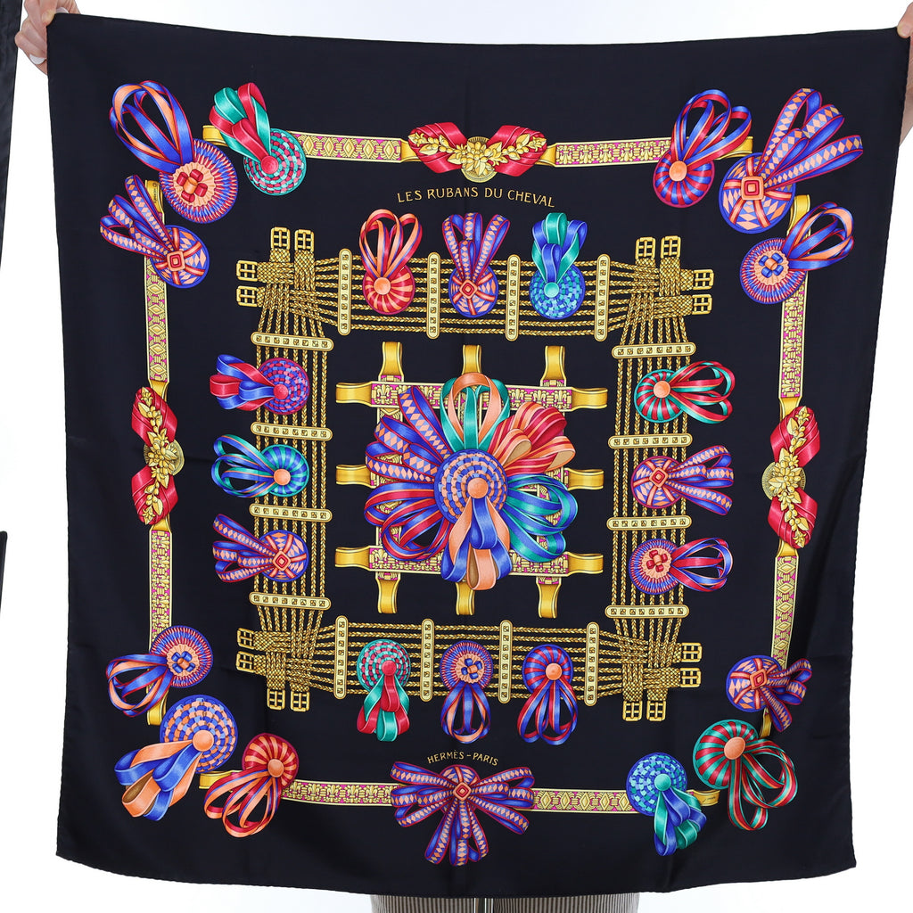 Hermès Les Rubans du Cheval Silk Scarf