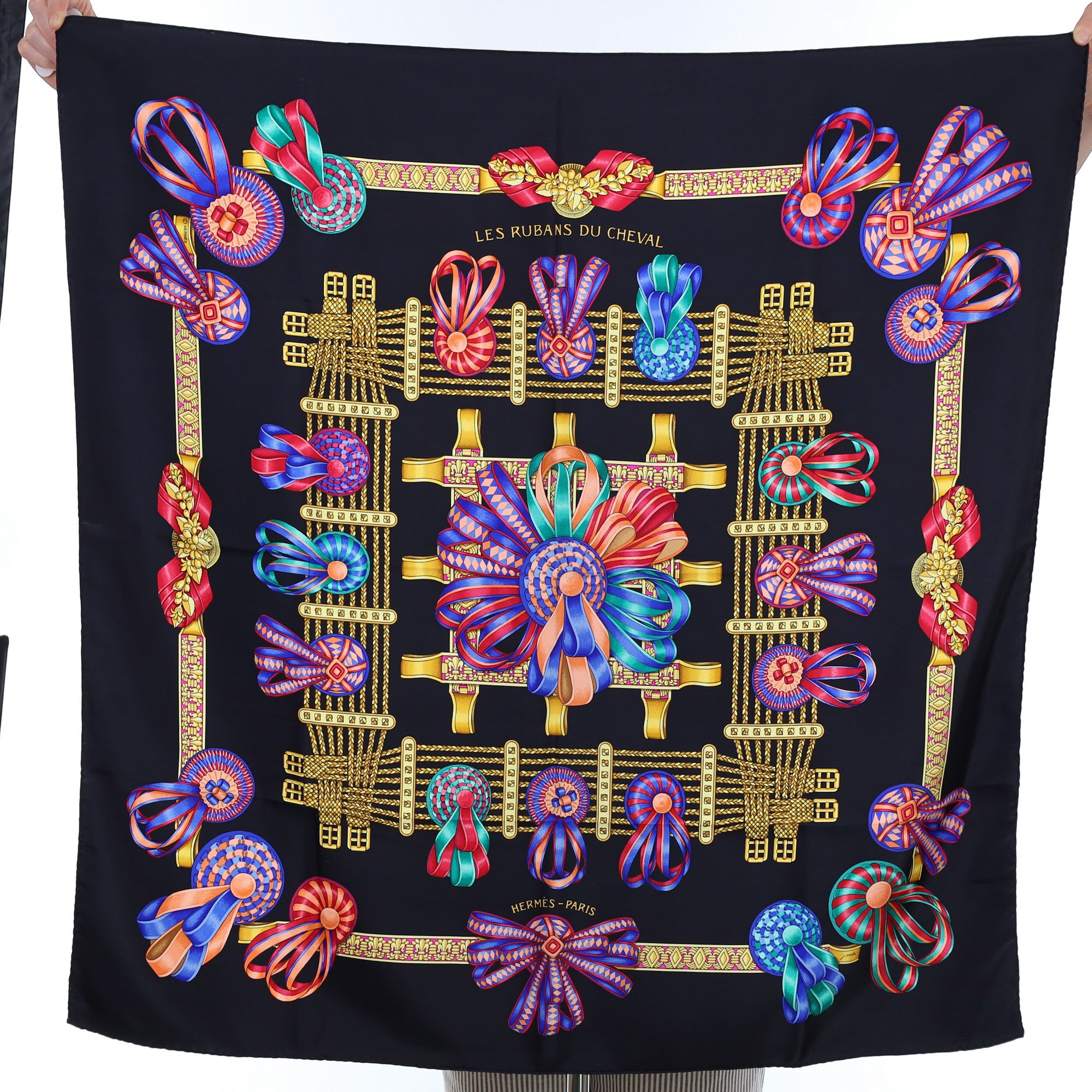 Hermès Les Rubans du Cheval Silk Scarf