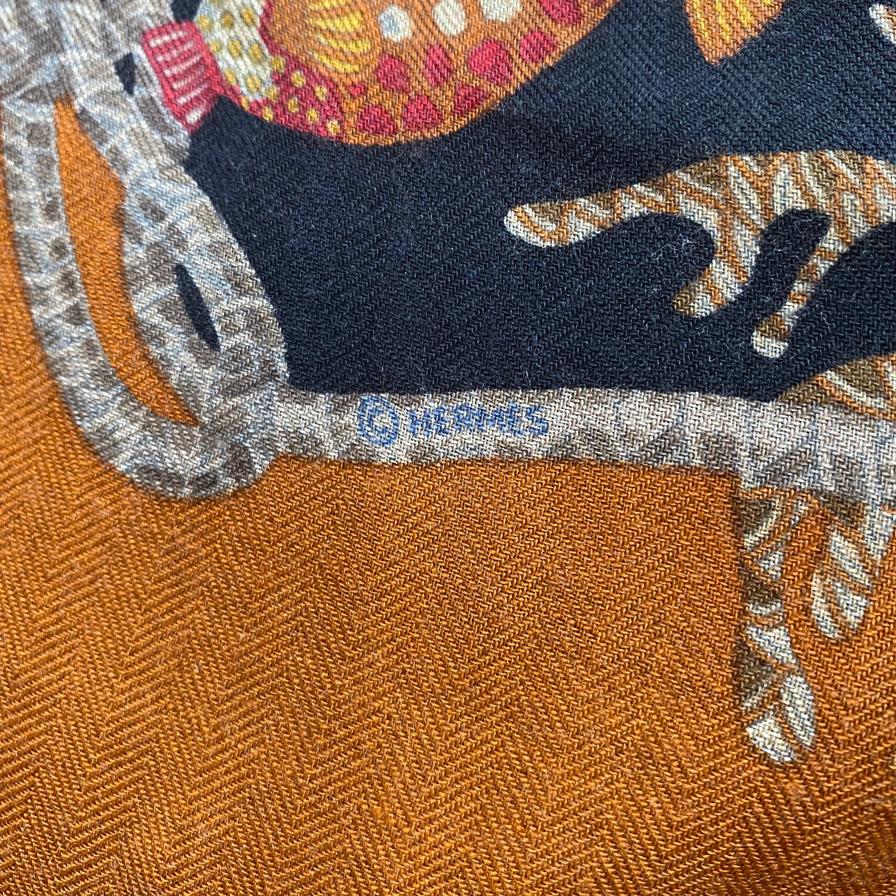 Hermès Grands Fonds Cashmere and Silk Scarf