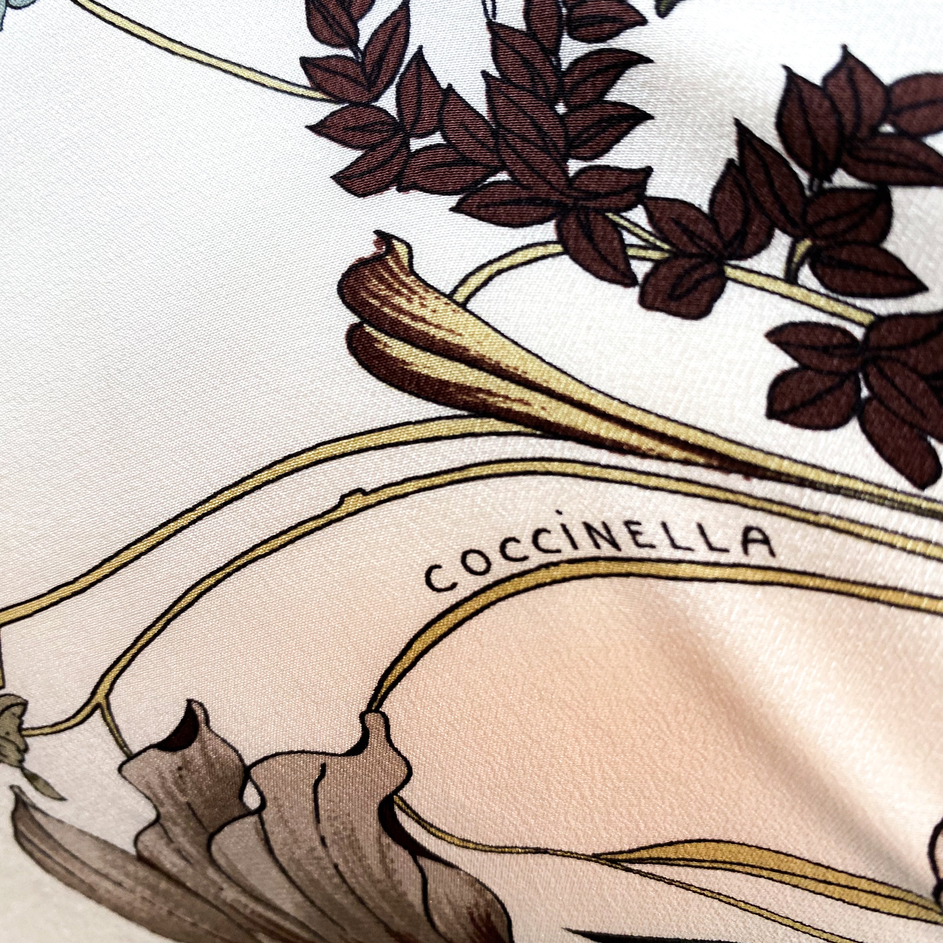 Pretty Floral Italian Silk Scarf