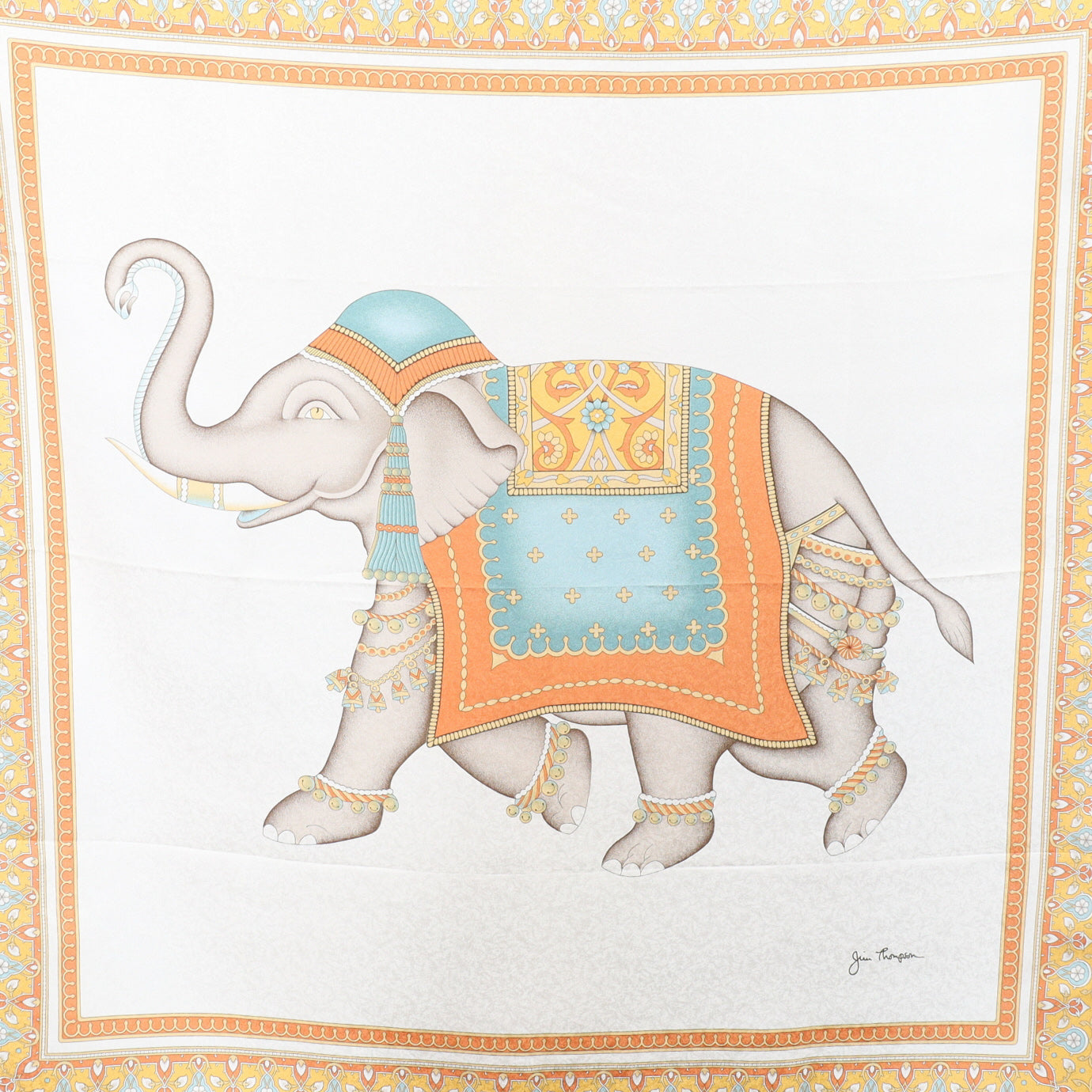 Brand New Boxed Jim Thompson Silk Scarf