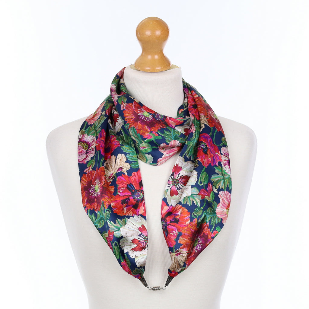 Brand New Boxed Ladycrow Silk Scarf