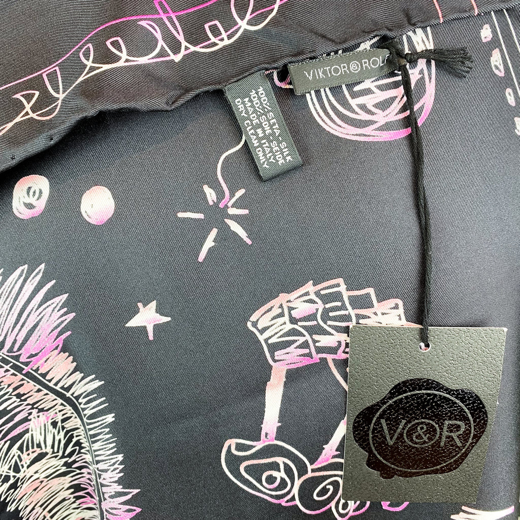 Brand New Victor & Rolf Designer Silk Scarf