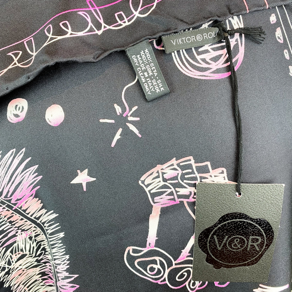 Brand New Victor & Rolf Designer Silk Scarf