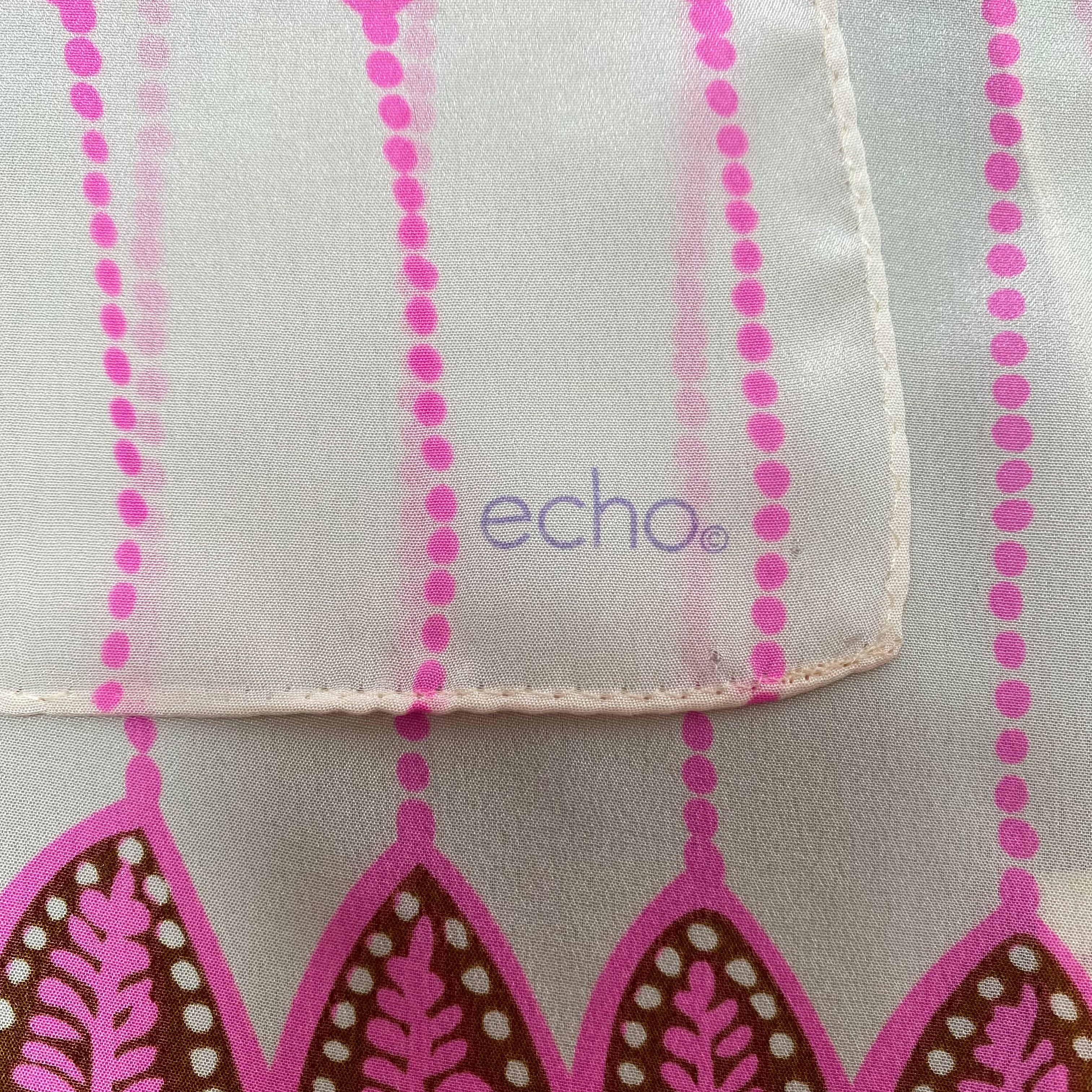 Echo Long Modern Silk Scarf