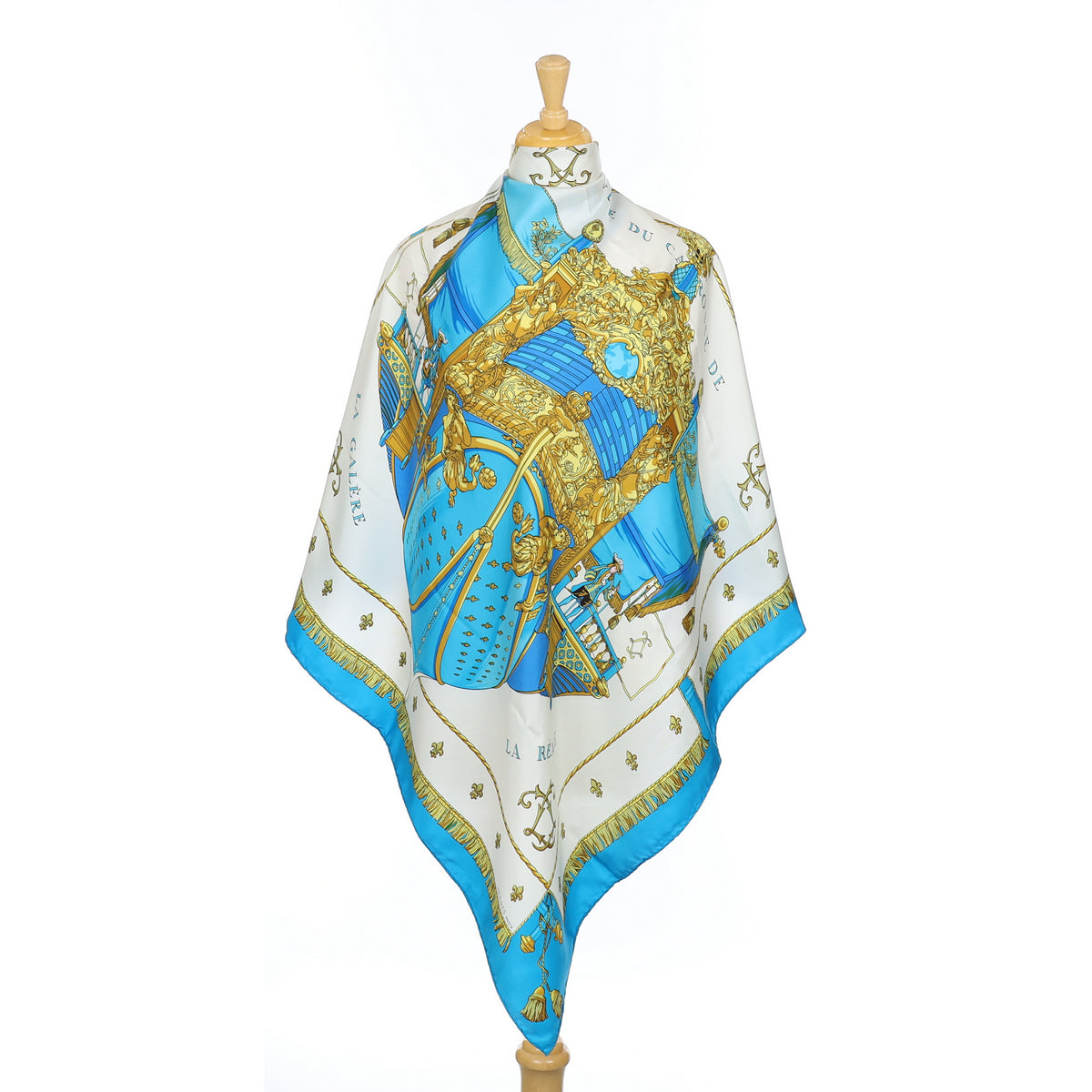 Hermès Vue Du Carrosse de la Galère la Réale Silk Scarf