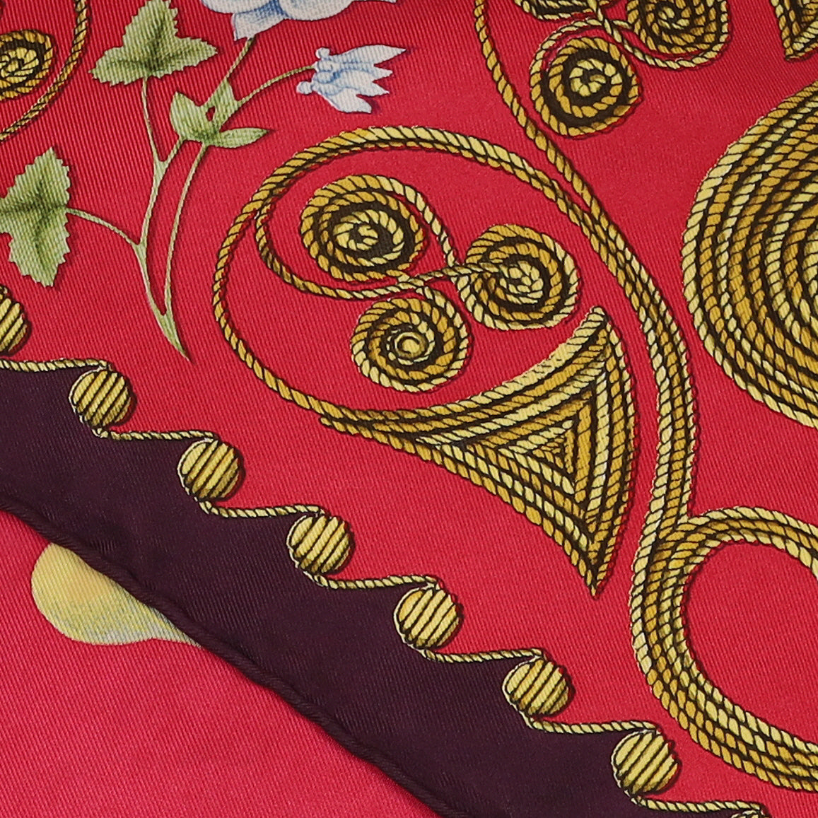 Hermès Arabesques Vintage Silk Scarf Quite Rare