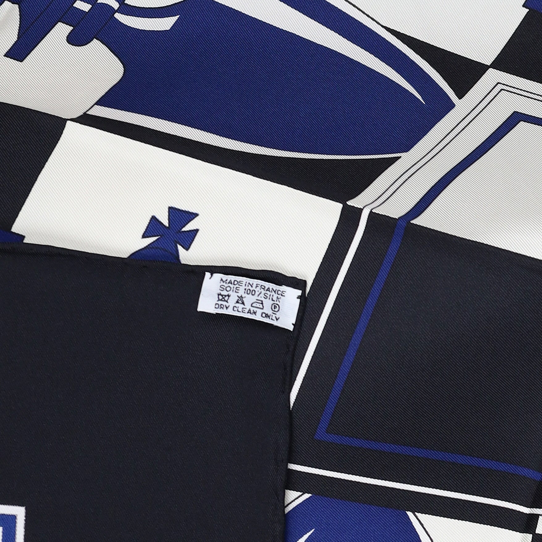 Hermès Eches II Echiquier Silk Scarf