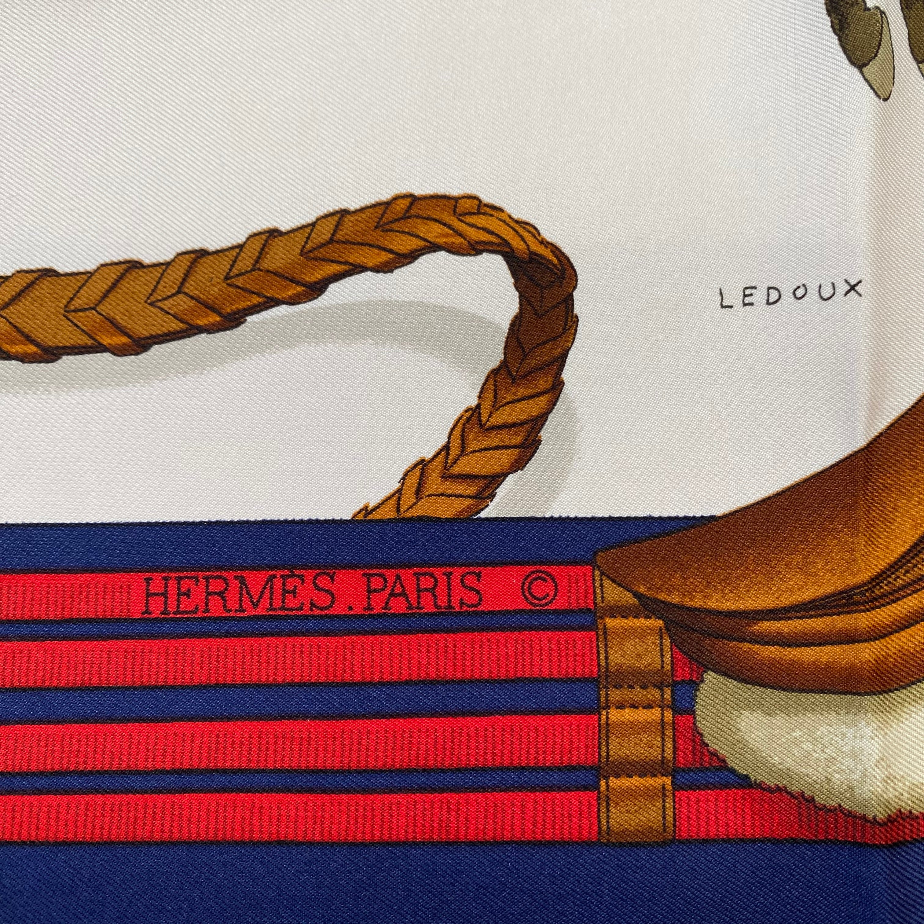 Brand New Boxed Hermès Jumping Silk Scarf