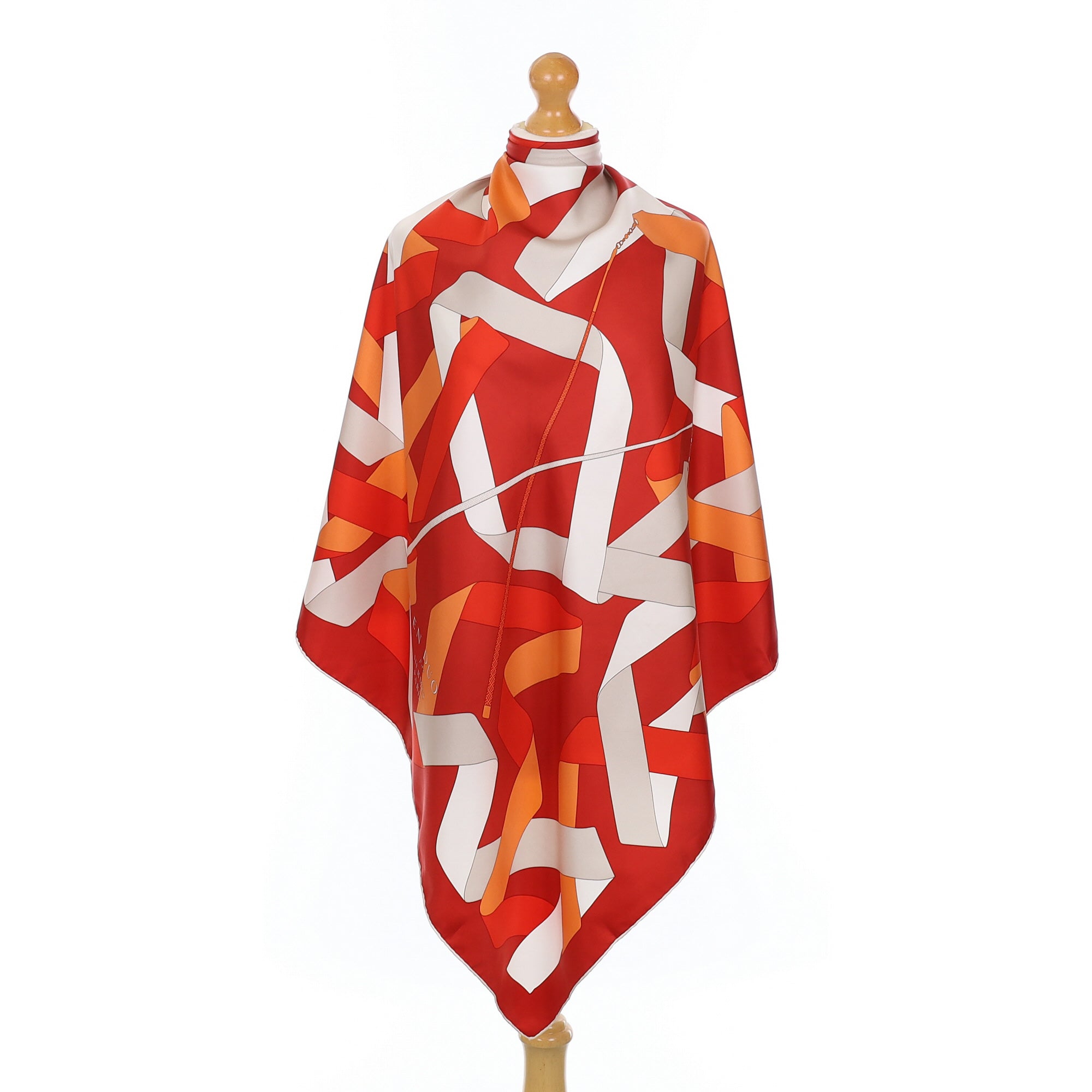 Pristine Hermès En Duo Silk Scarf Quite Rare