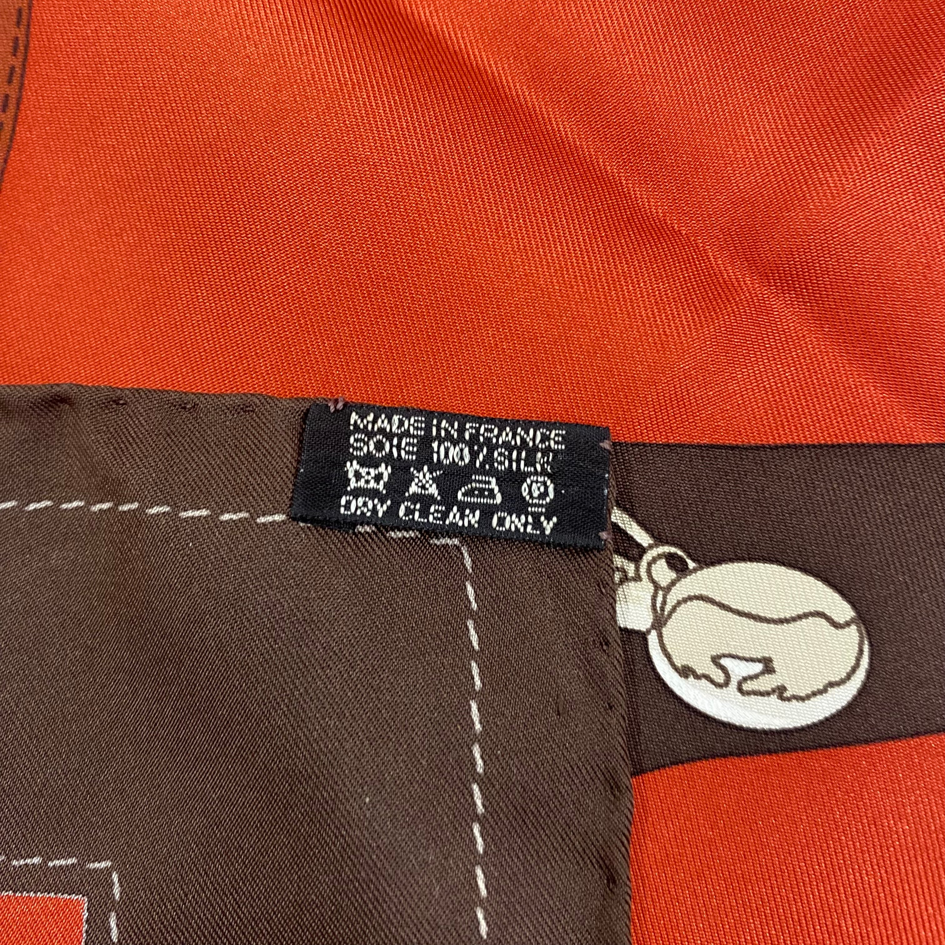 Hermès Madame Monsieur Silk Scarf