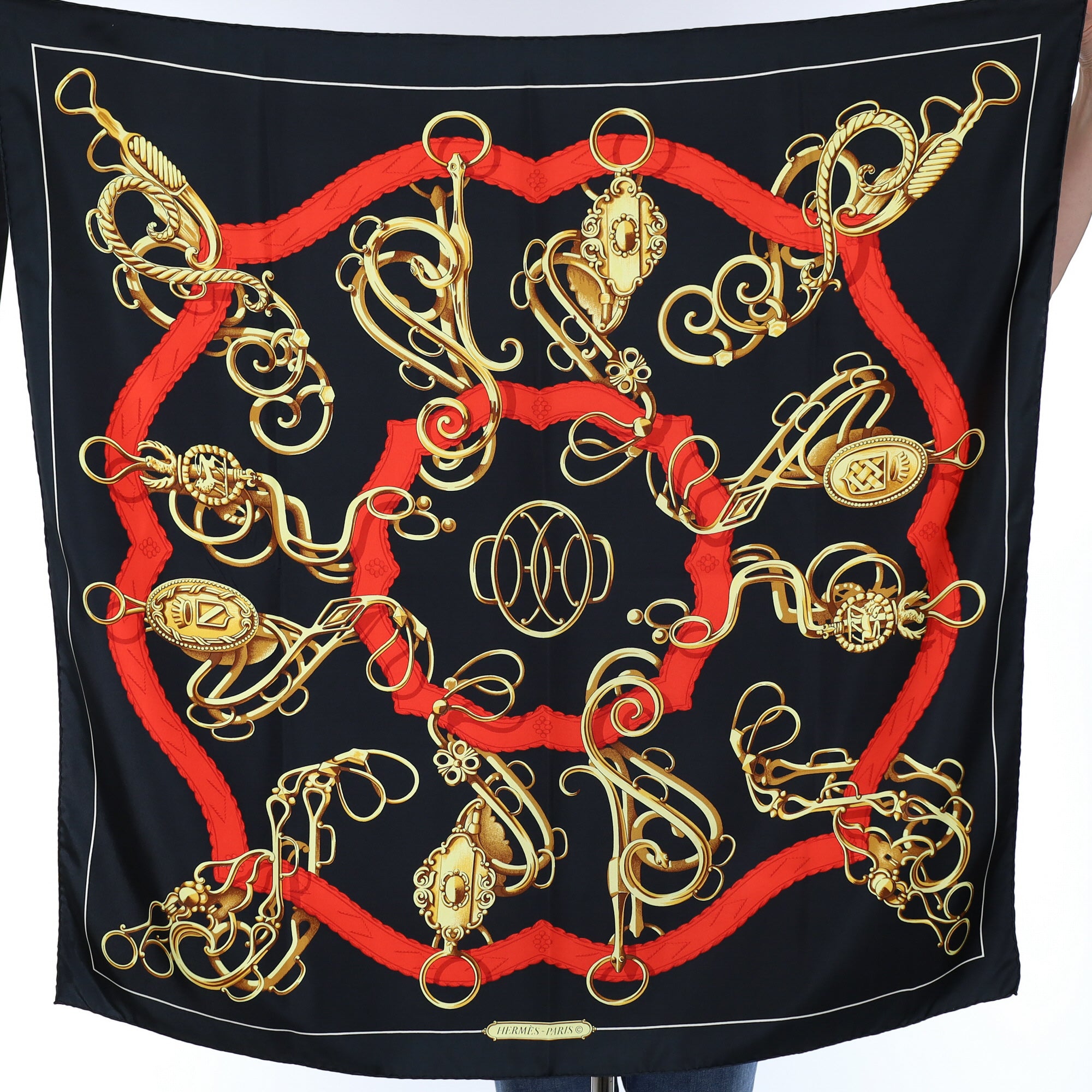 Hermès Profilé Silk Scarf
