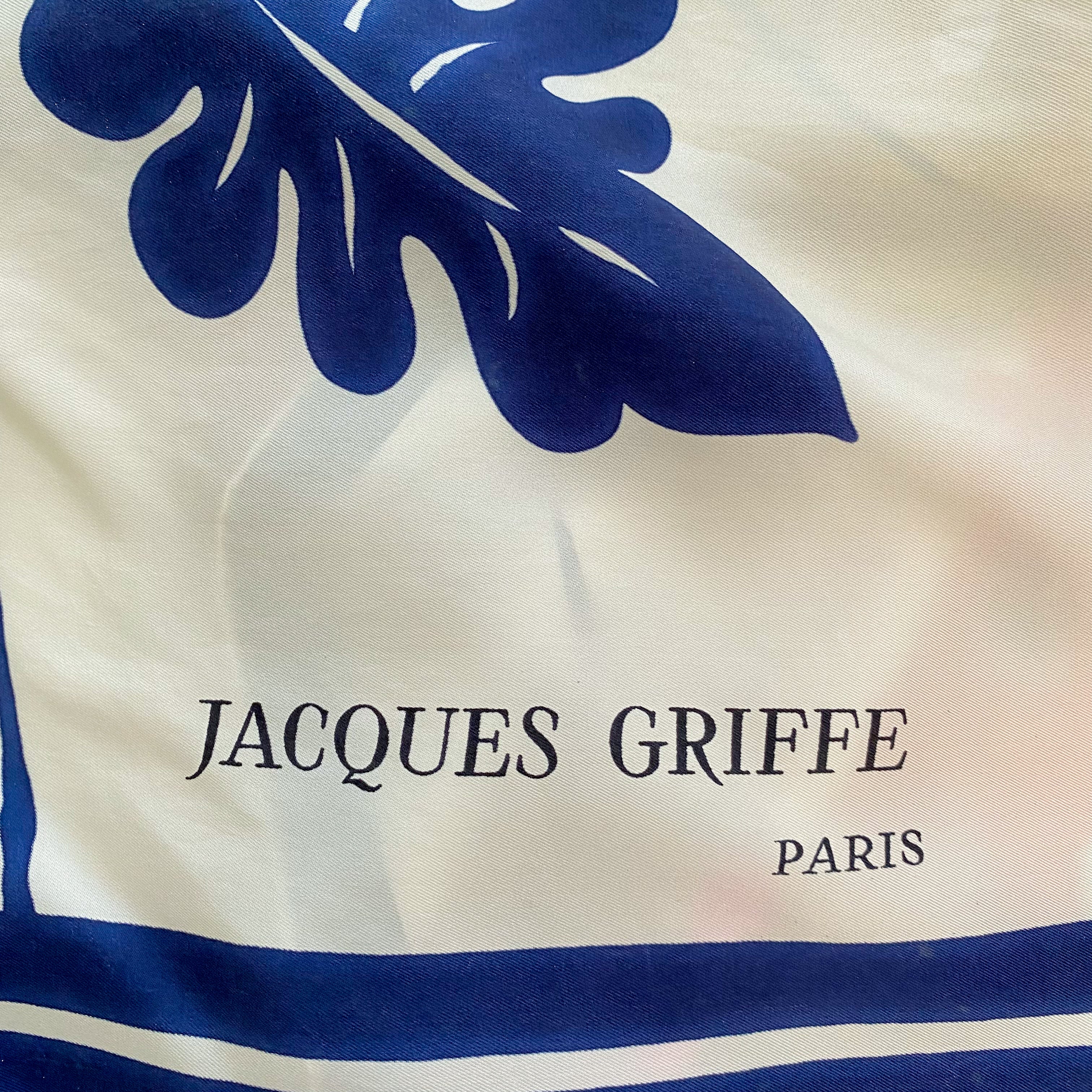 70’s Jacques Griffe Vintage Silk Scarf