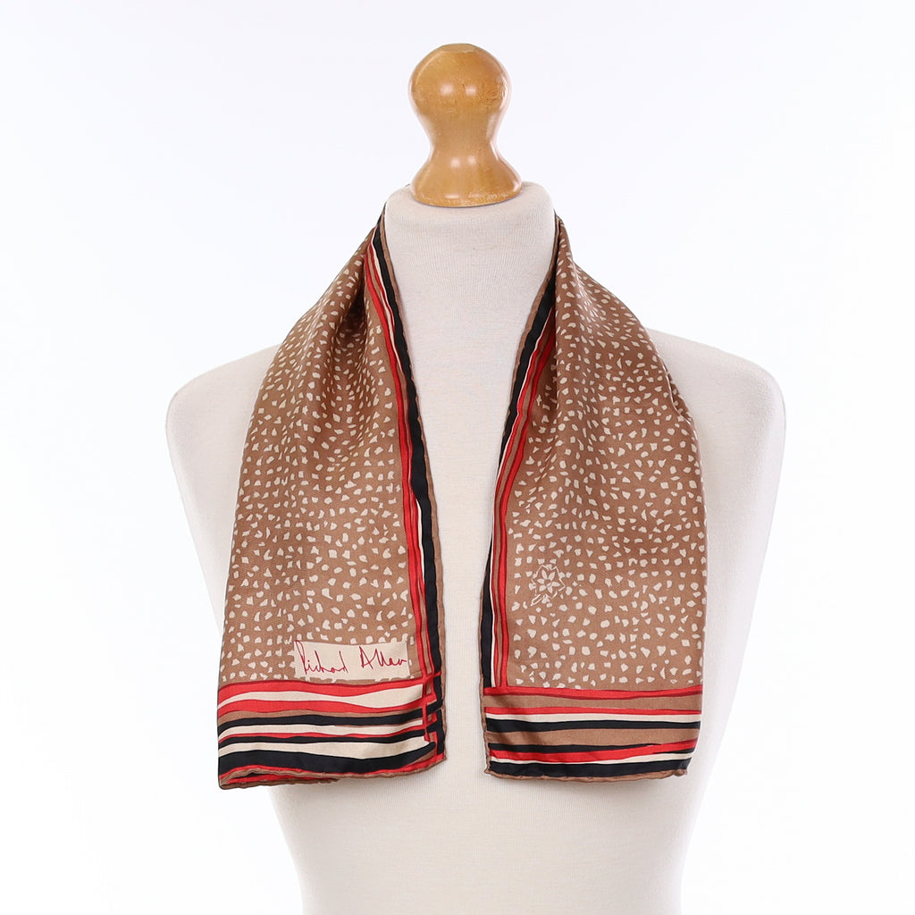 1970’s Richard Allan Vintage Silk Scarf