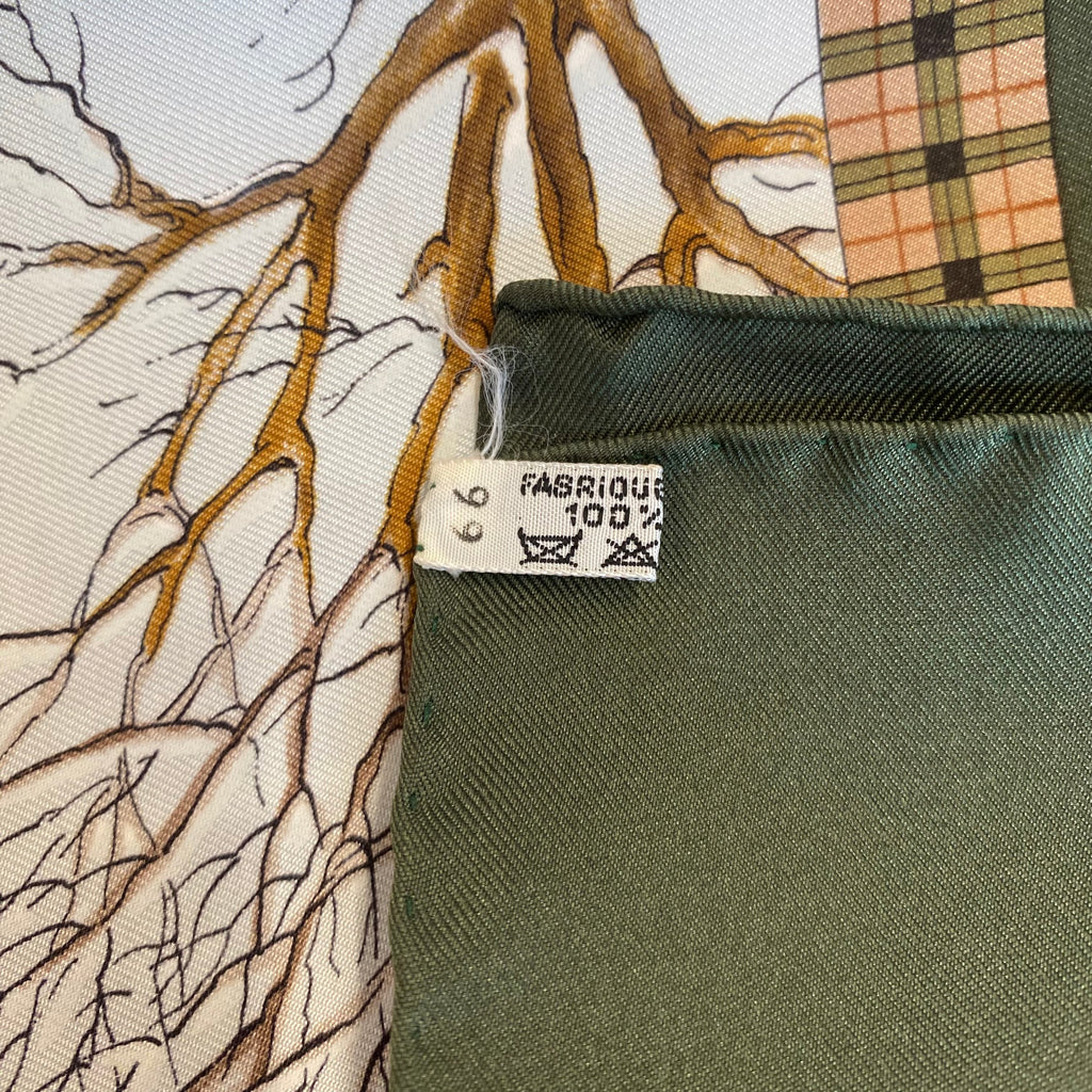 Hermès L’Hiver en Poste Silk Scarf