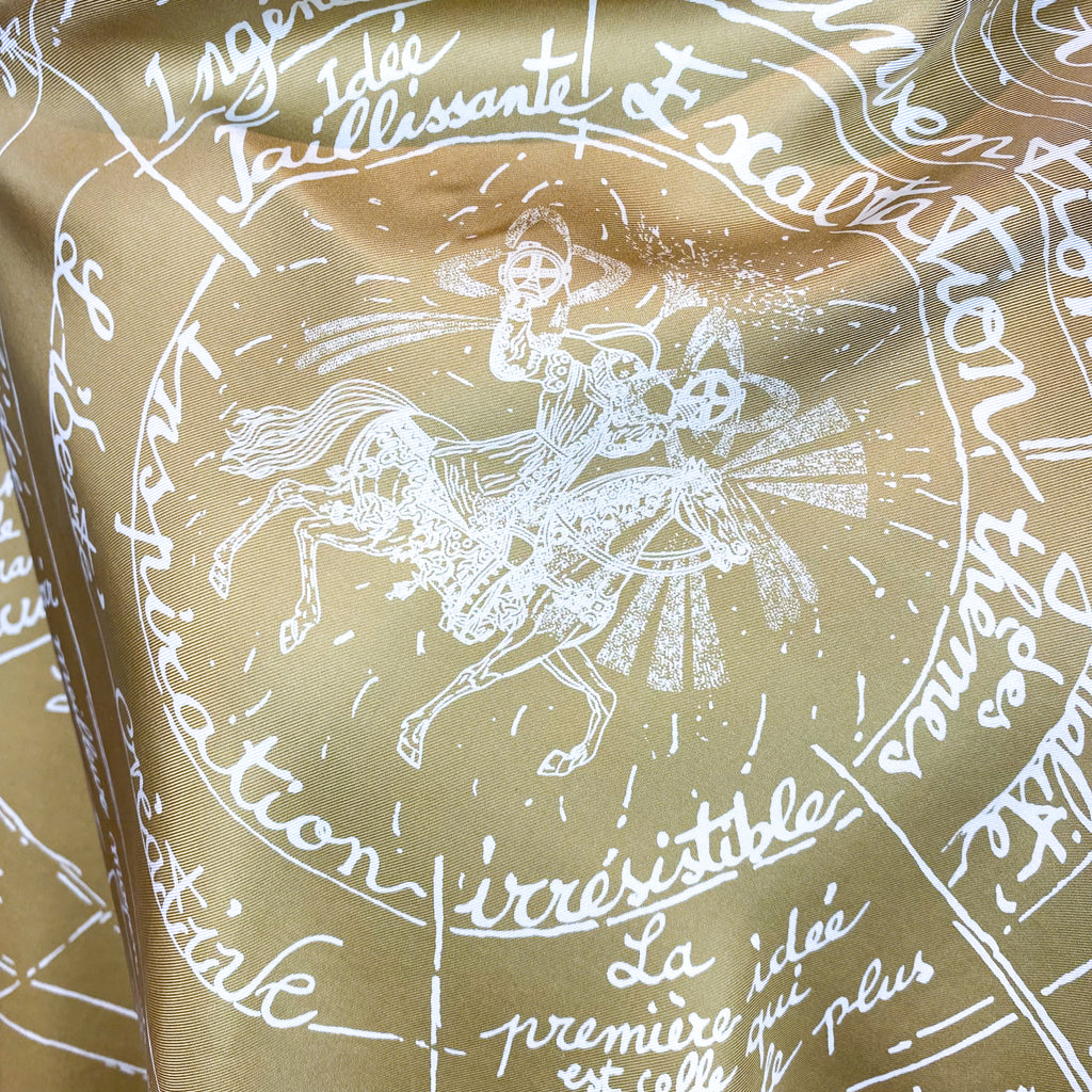 Immaculate Boxed Hermes Naissance d’une Idee Designer Silk Scarf