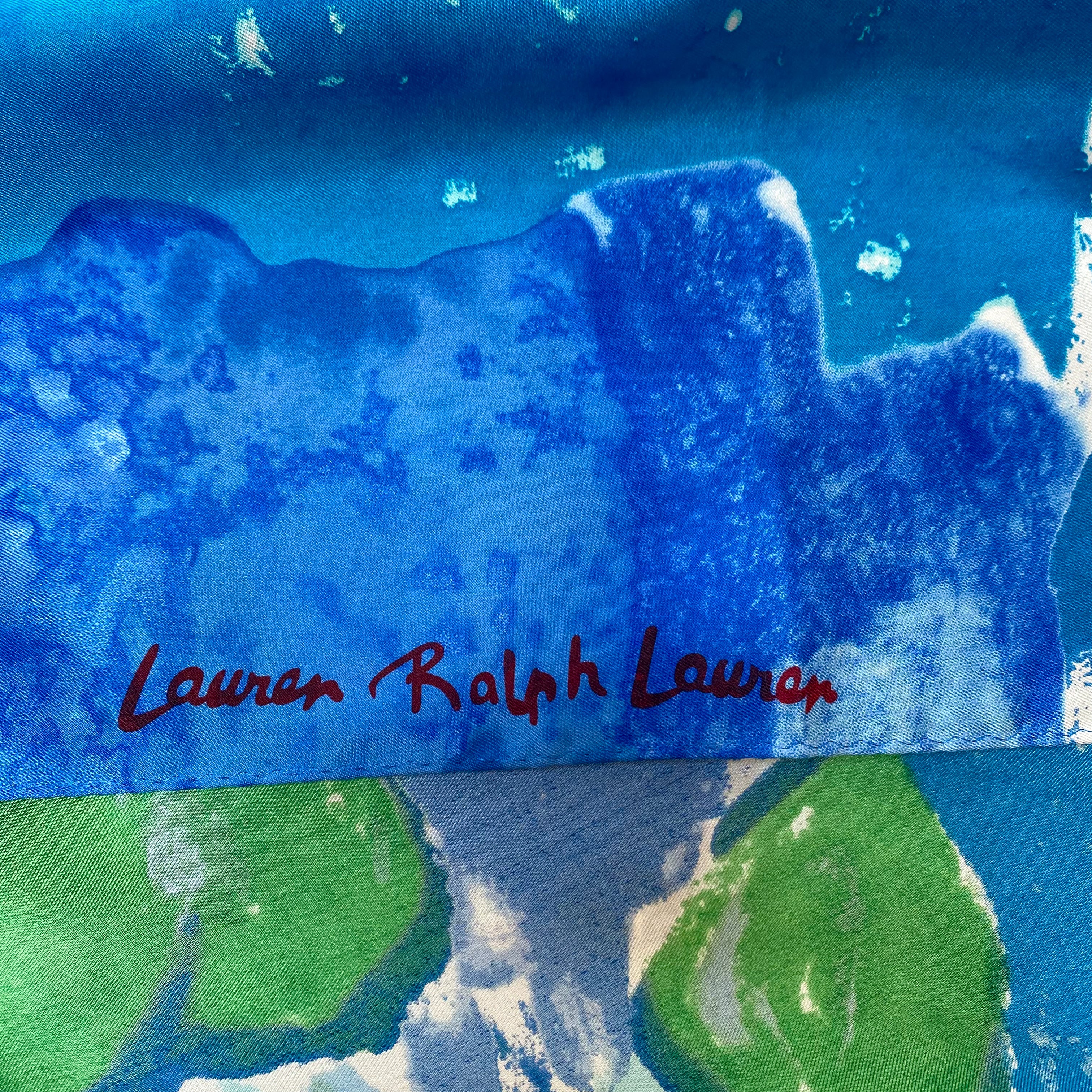 Lauren Ralph Lauren Floral Silk Scarf
