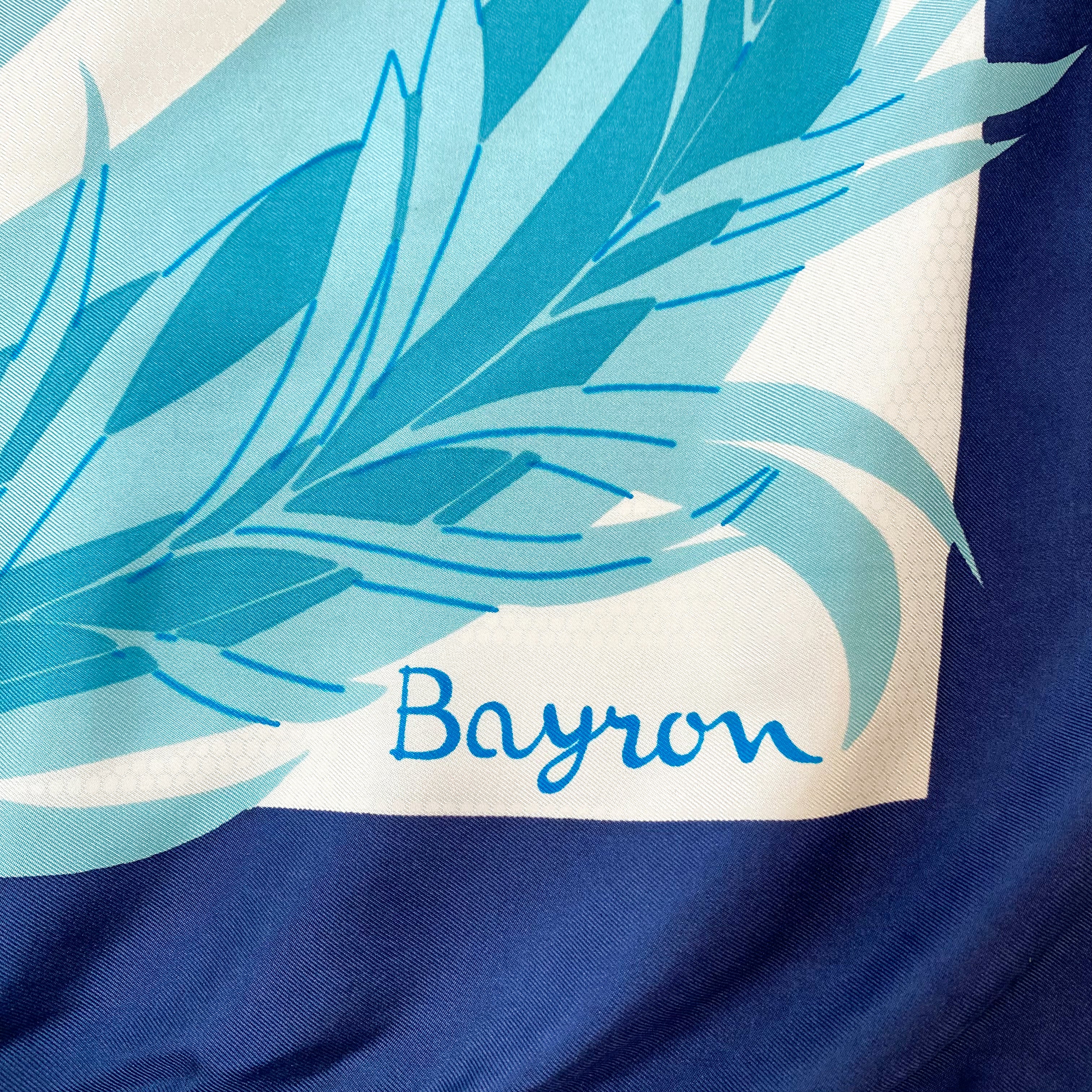 Bayron Floral Vintage Silk Scarf