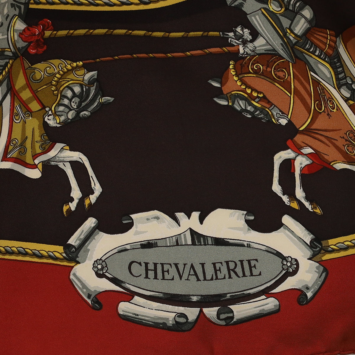 Hermès Chevalerie II Silk Scarf