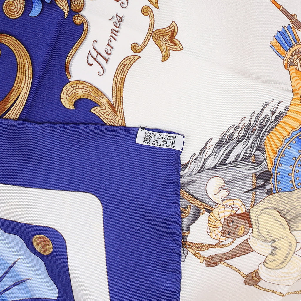 Pristine Hermès Cheval Turc Silk Scarf