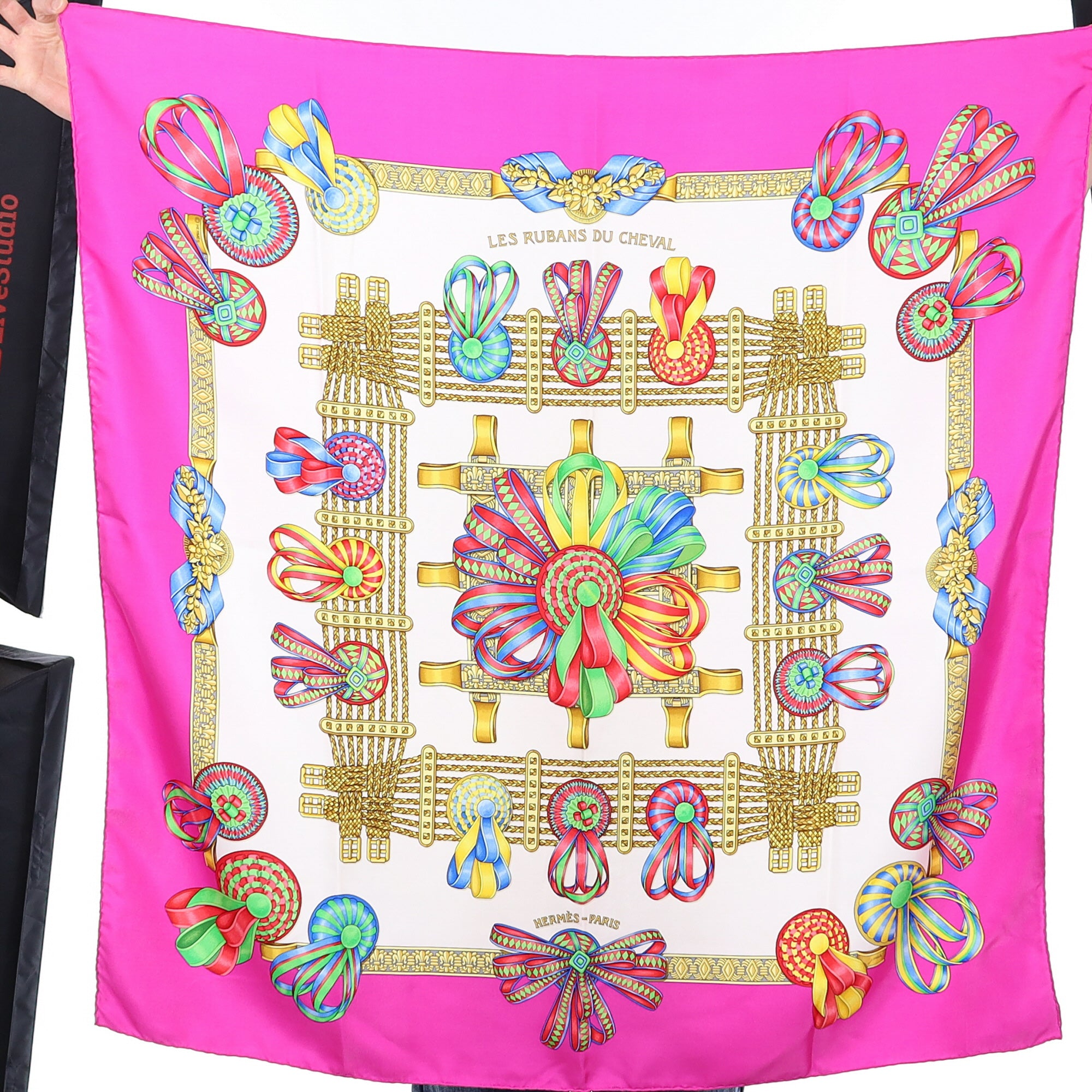 Hermès Les Rubans du Cheval Silk Scarf