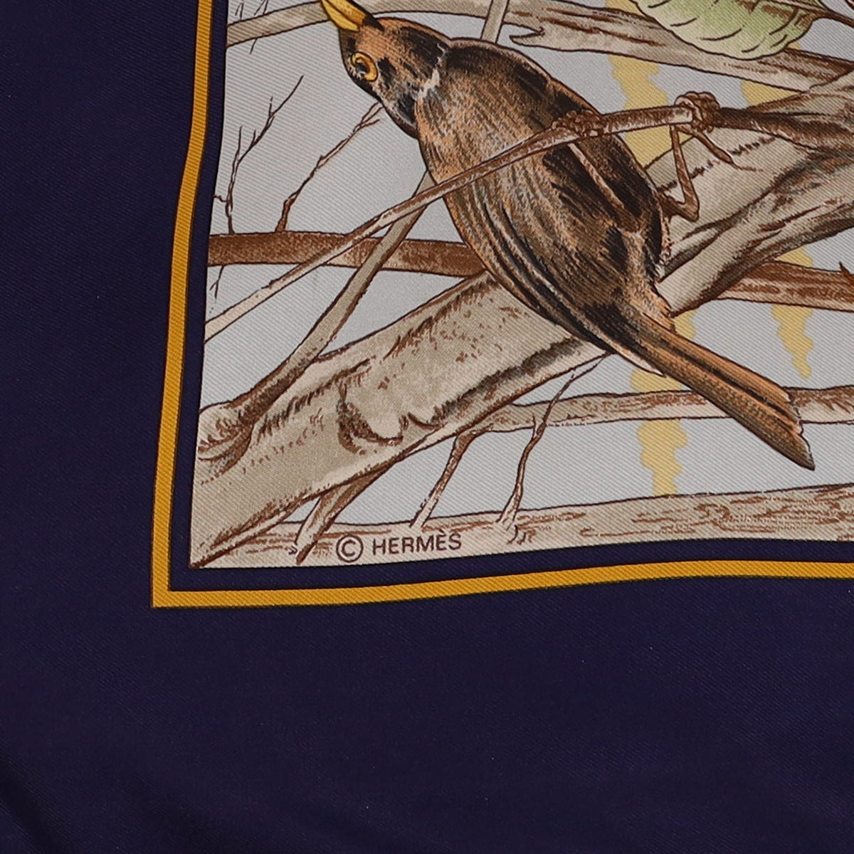 Hermès Chasse Au Bois Silk Scarf