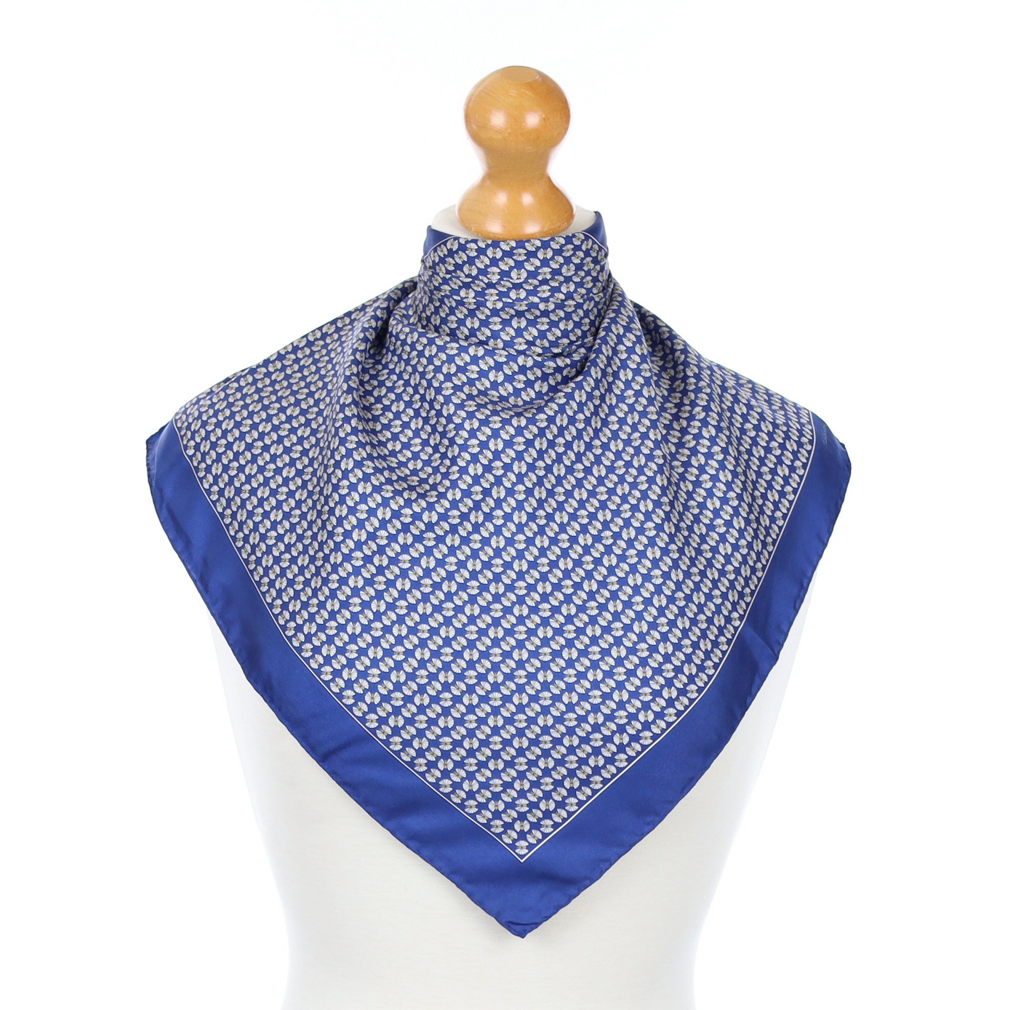 Salvatore Ferragamo Small Designer Silk Scarf