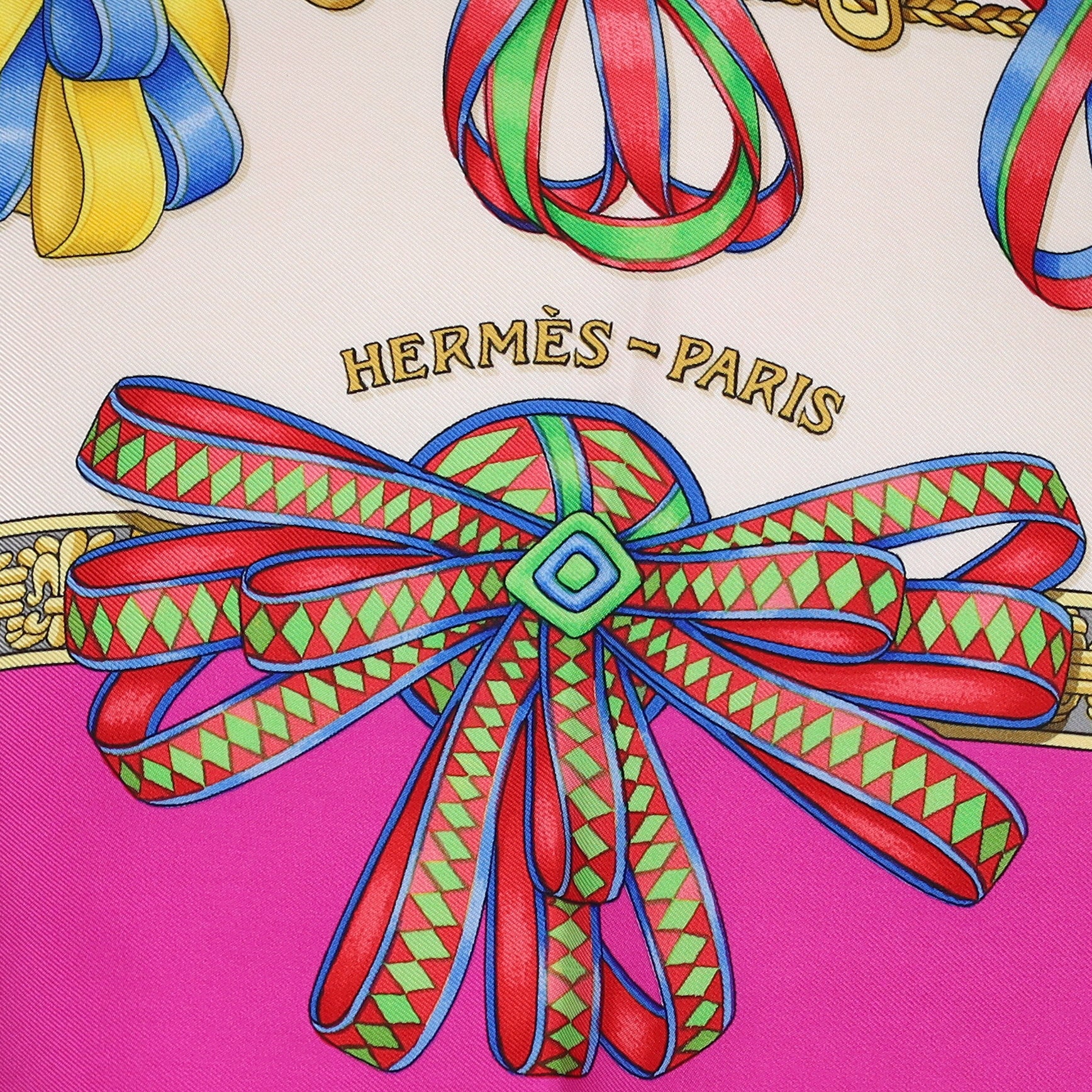 Hermès Les Rubans du Cheval Silk Scarf