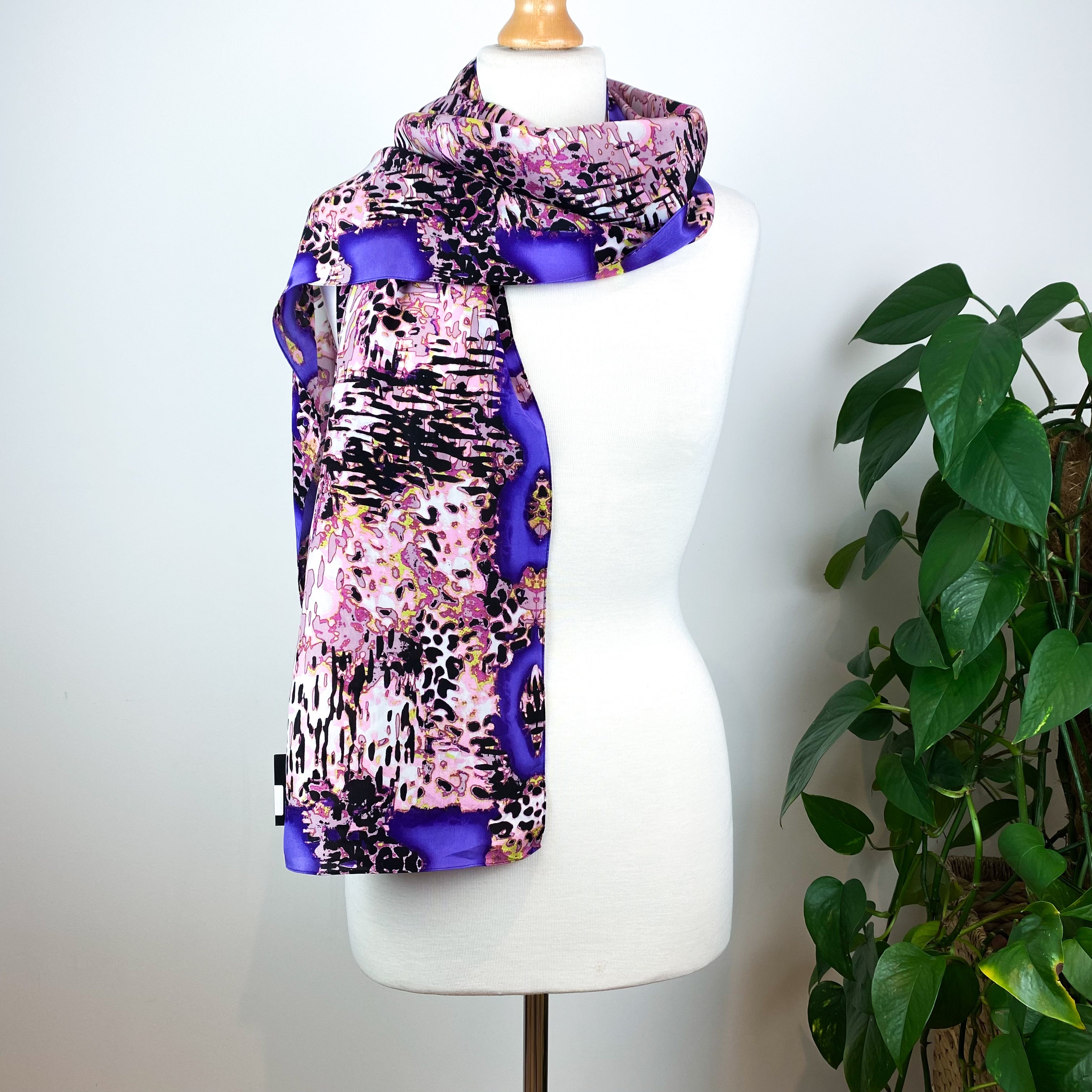 Brand New Long Cynthia Rowley Silk Scarf
