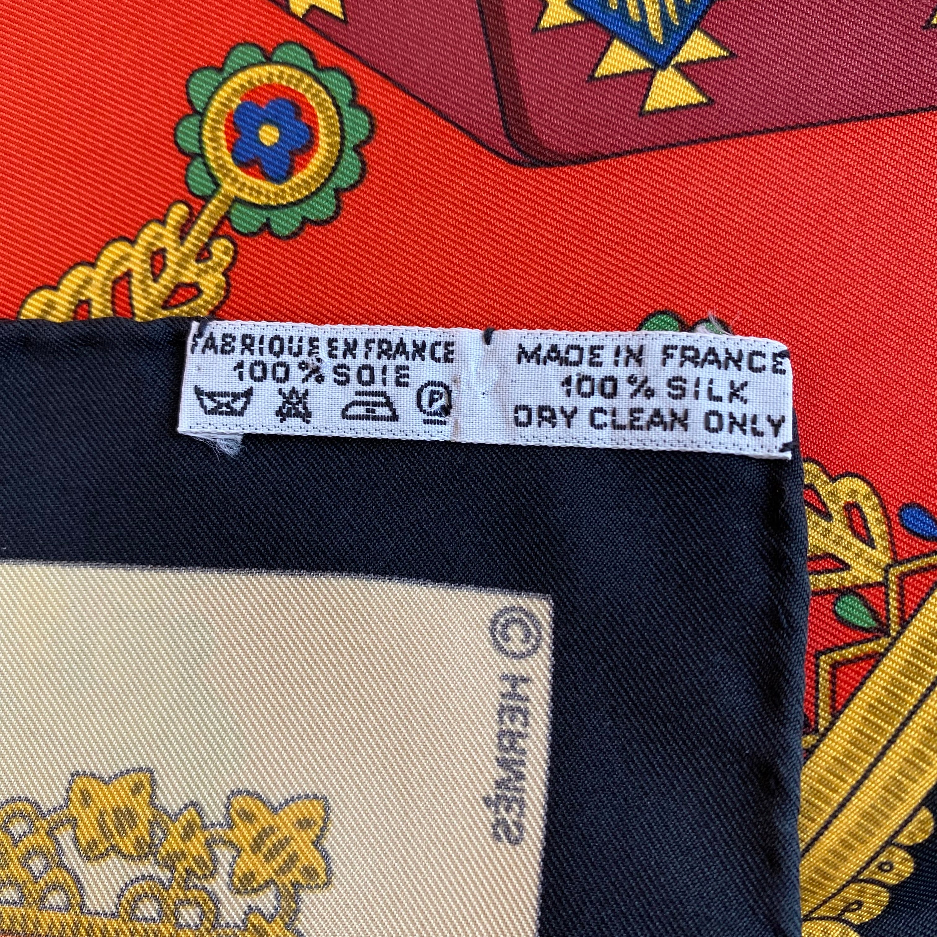 Hermès Brins D’Or Silk Scarf Quite Rare