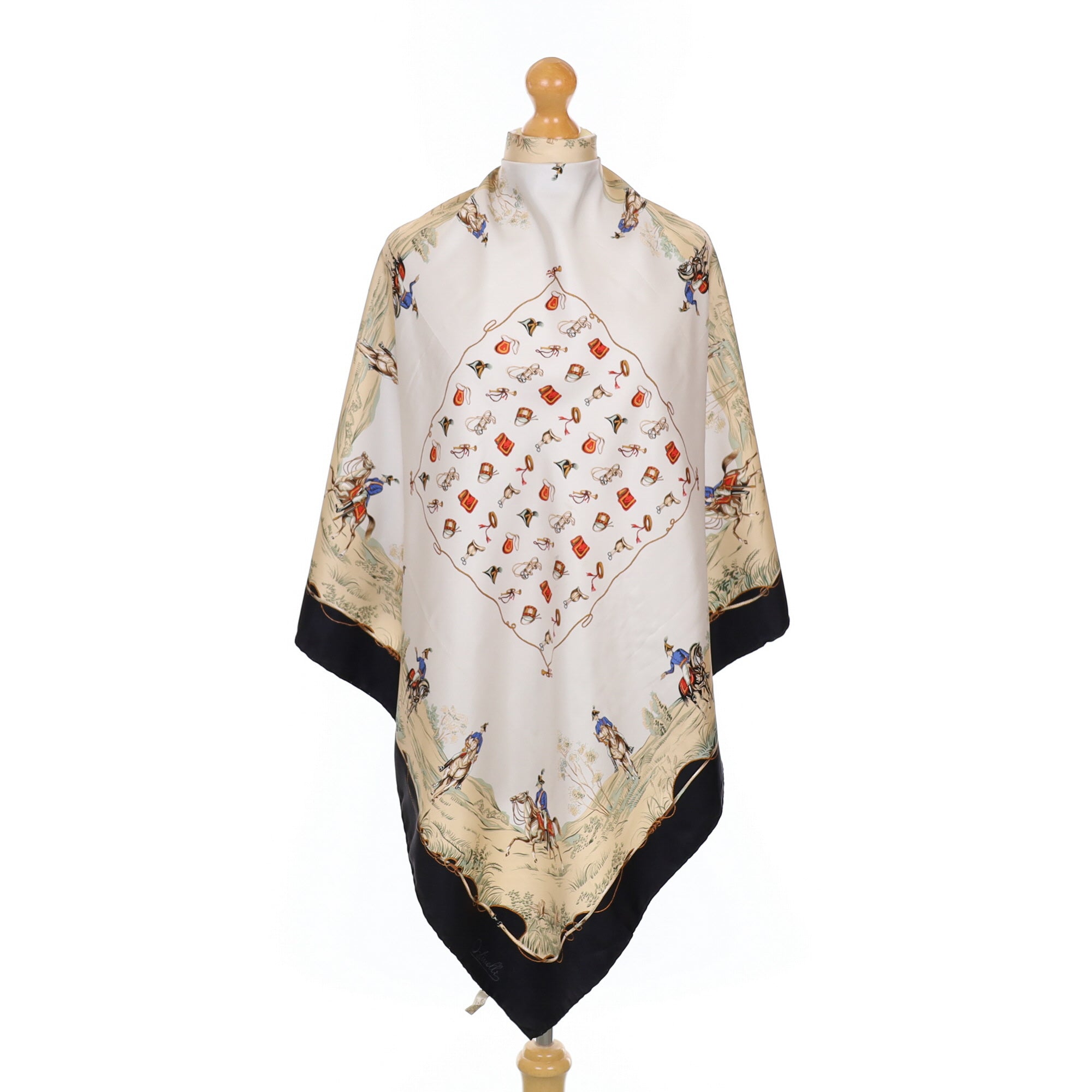 Ostinelli Military Vintage Silk Scarf