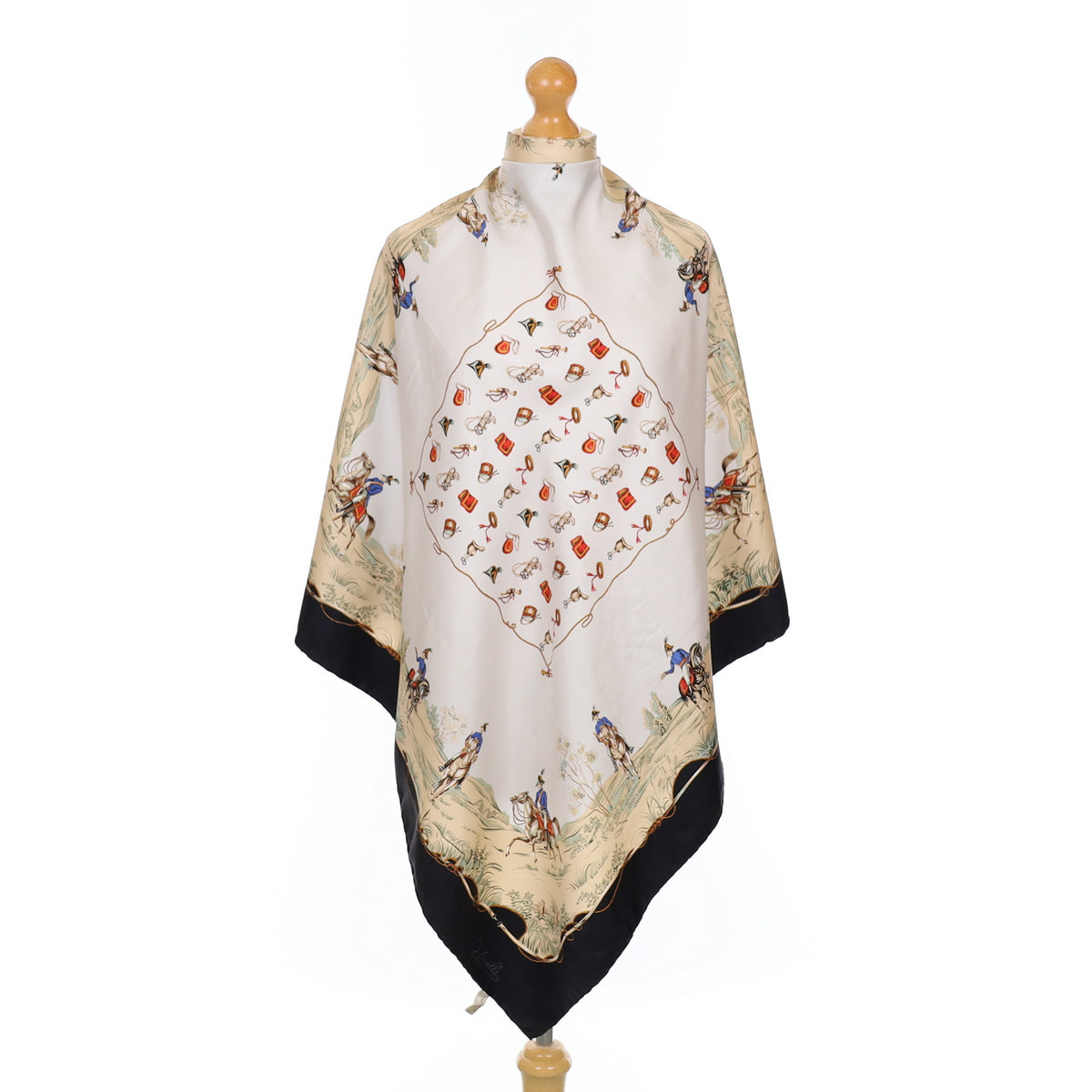 Ostinelli Military Vintage Silk Scarf