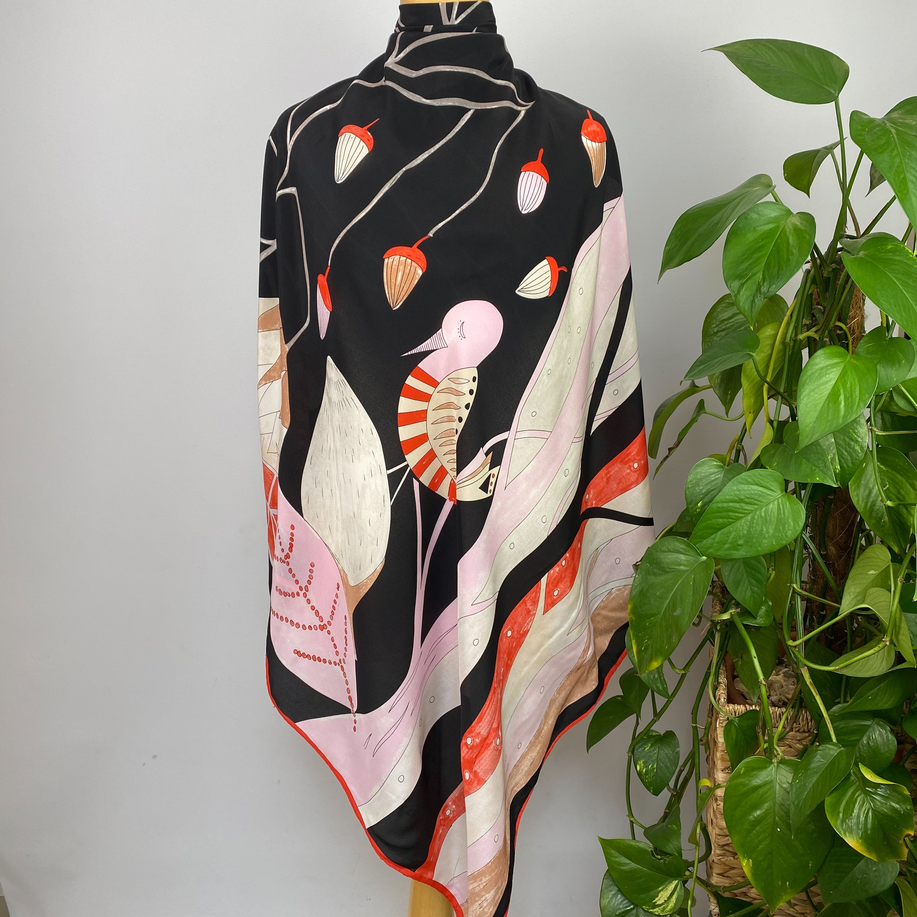 Beck Sondergaard Bird Silk Scarf