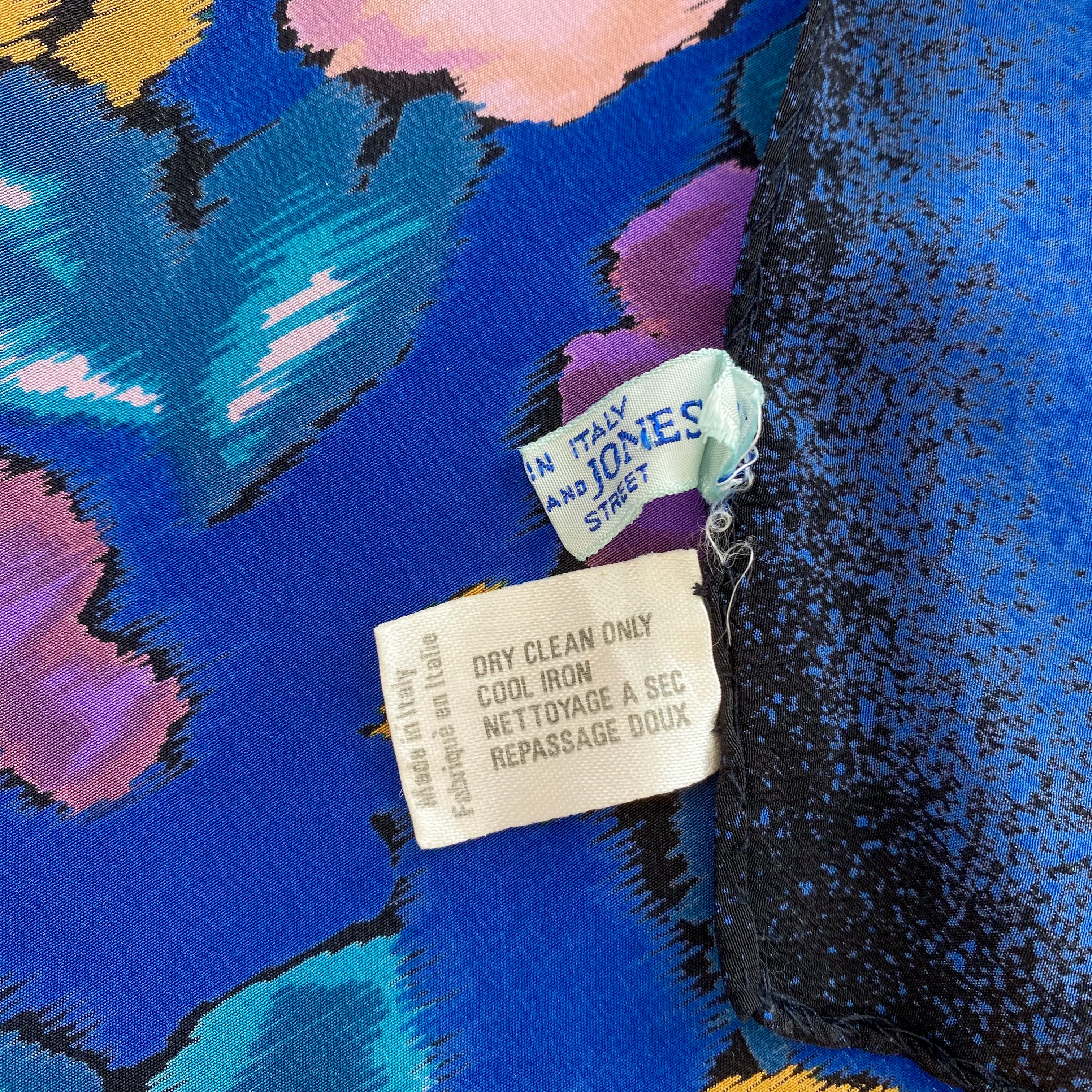 Dickens & Jones Floral Vintage Silk Scarf