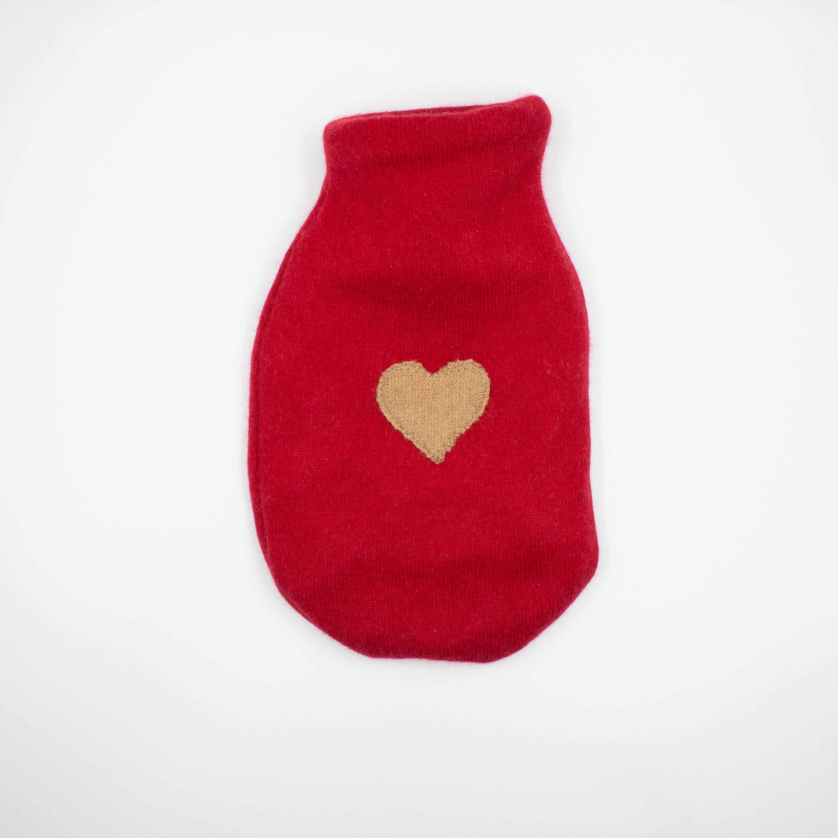 Post Box Red Cashmere Small Hot Water Bottle